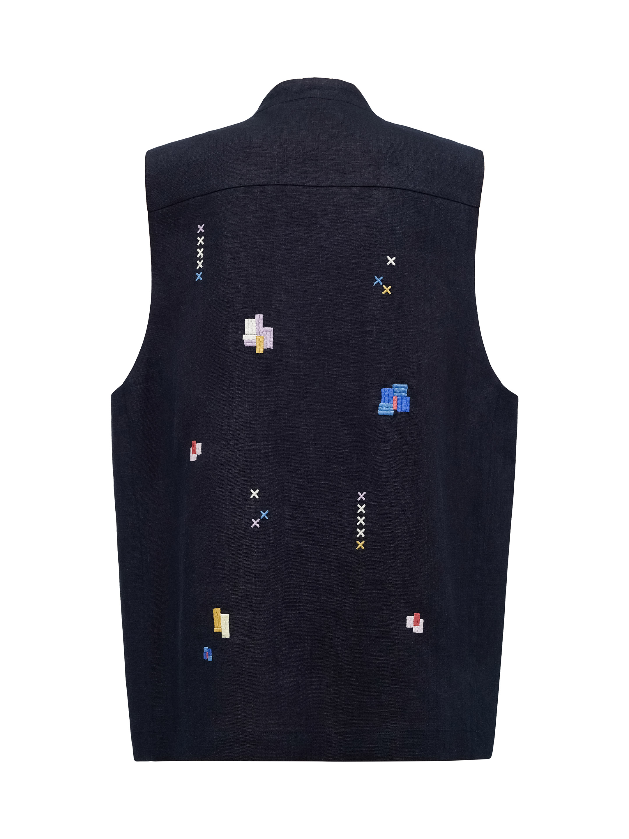 Men's embroidered vest "Dereviy" sizes