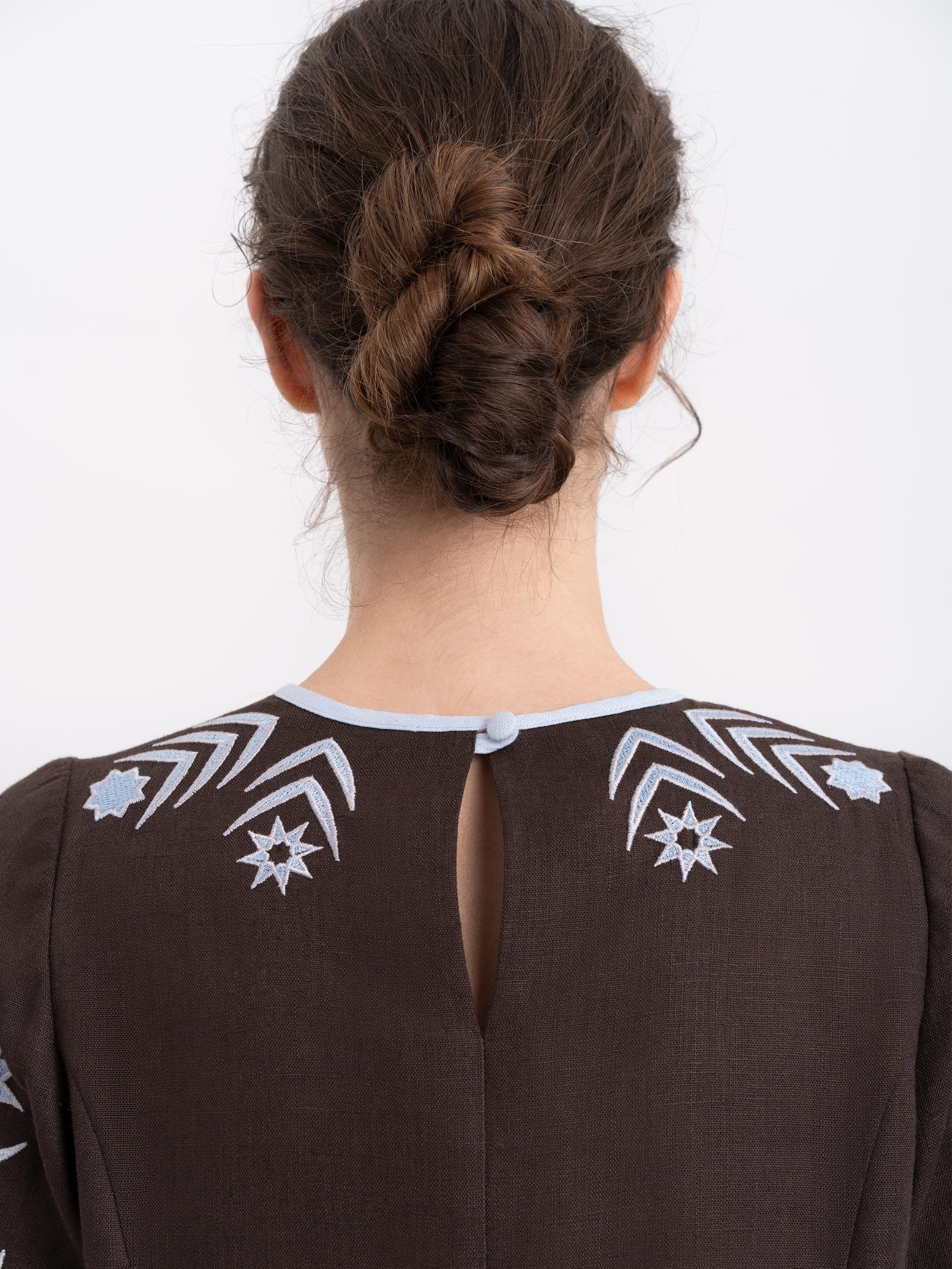 Women's embroidered shirt "Zirka" evening choose