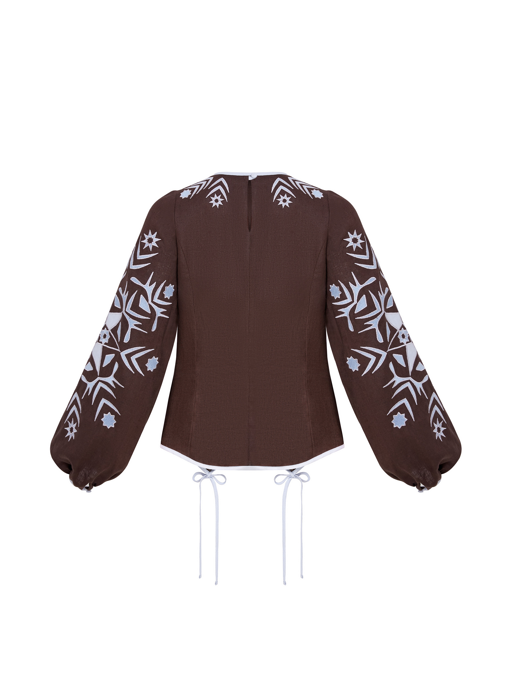 Women's embroidered shirt "Zirka" evening sizes