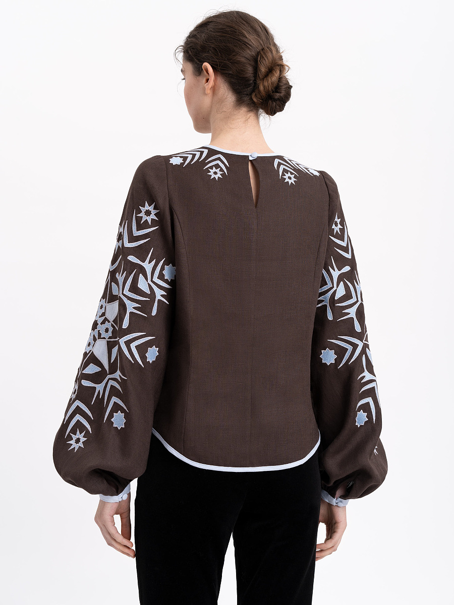 Women's embroidered shirt "Zirka" evening [0]