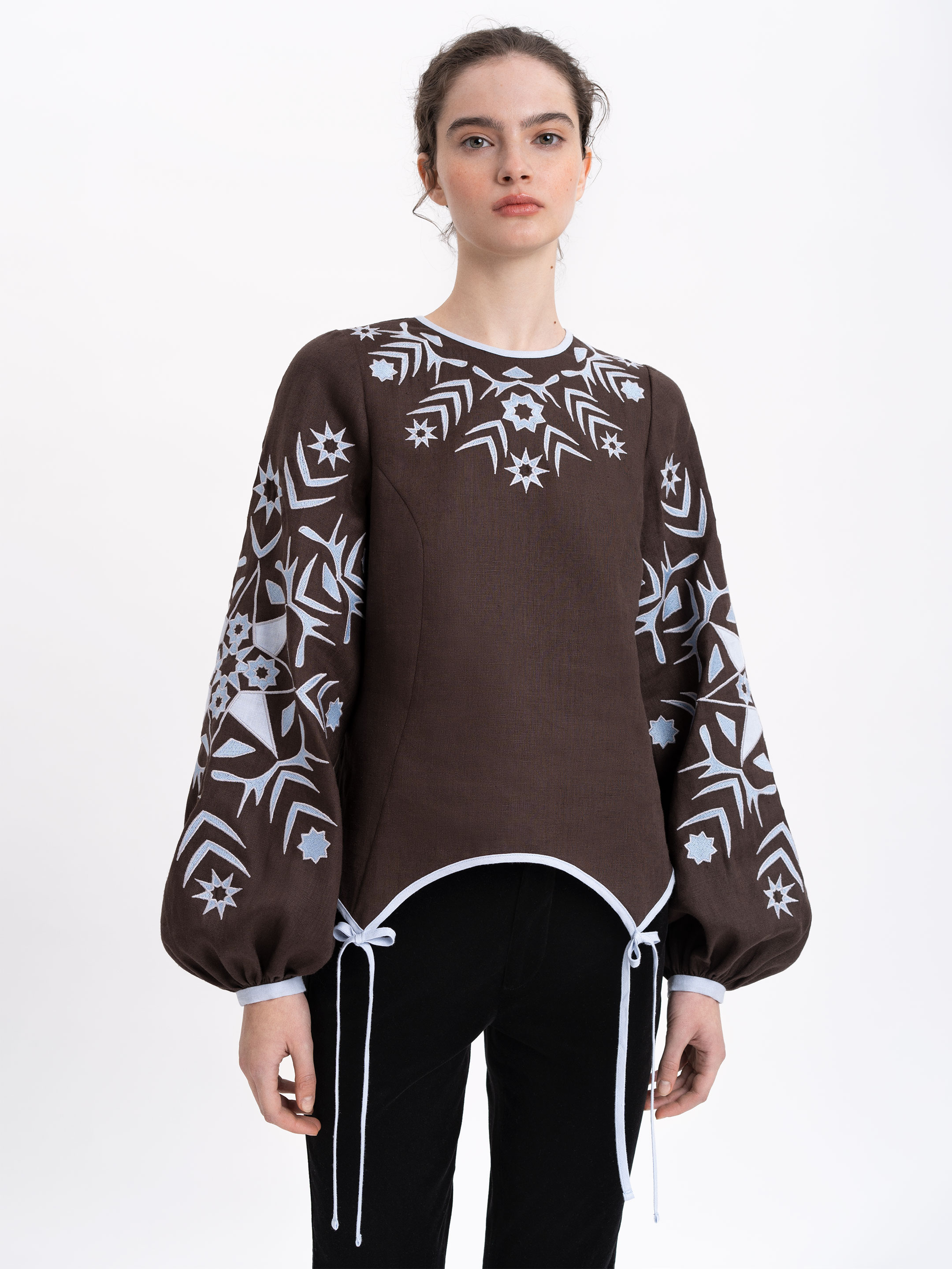 Women's embroidered shirt "Zirka" evening Buy