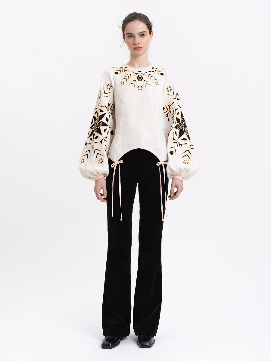 Women's embroidered shirt "Zirka" morning [0]