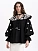 Black blouse "Lehit"