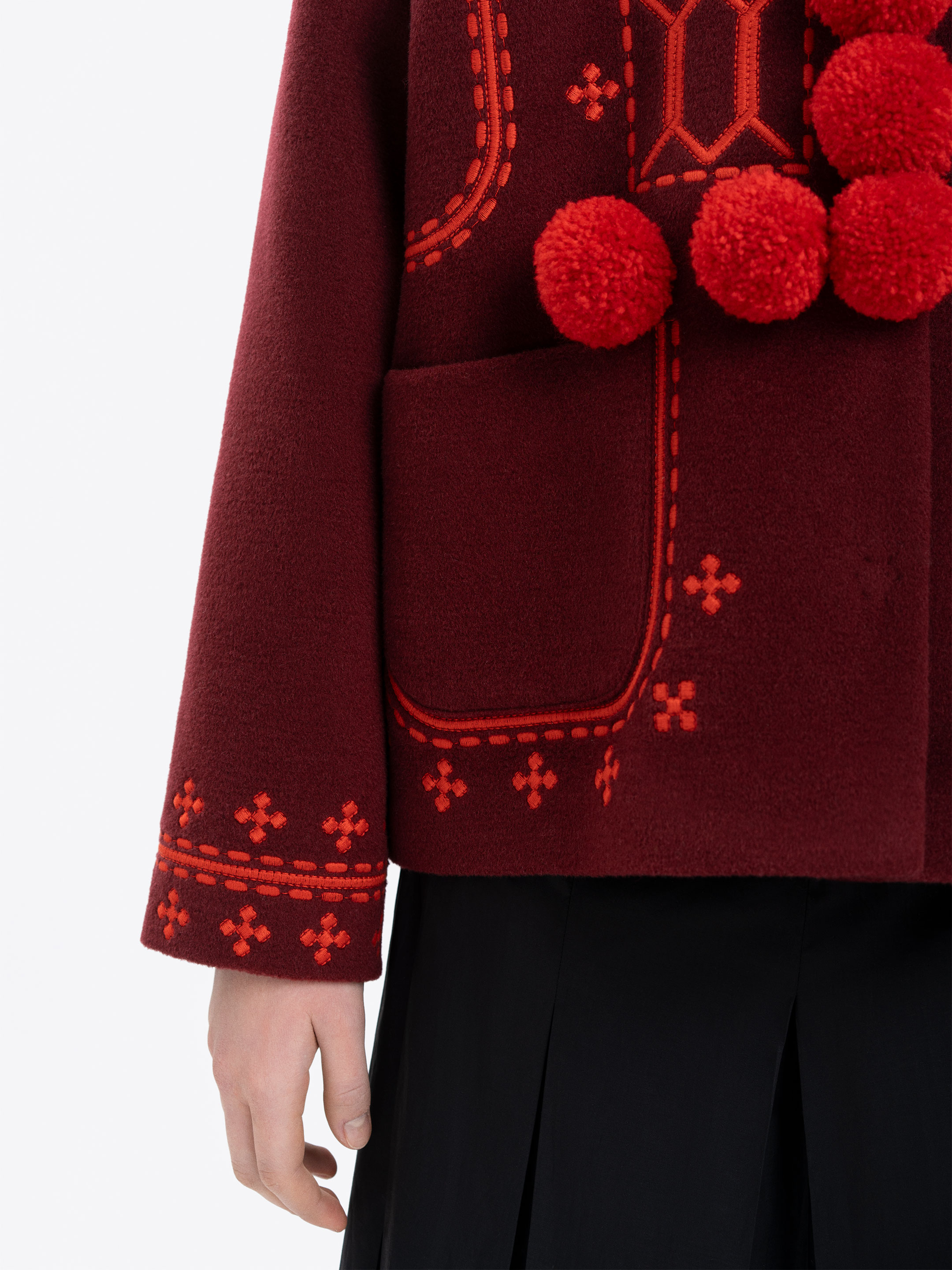 The "Bokohrii" serdak in red fitting