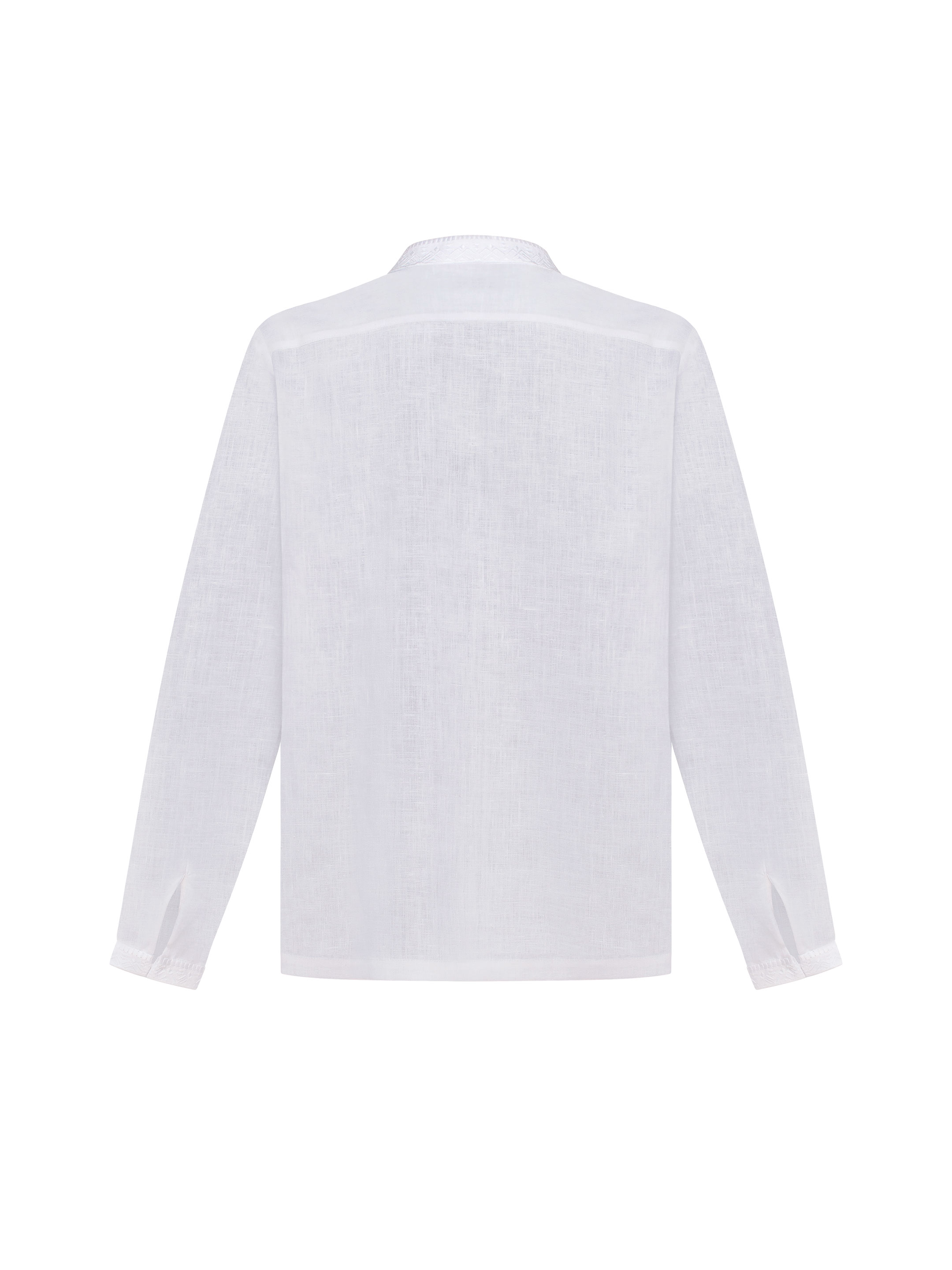 Men's shirt with white embroidery in tone "Khartiia" photo