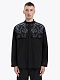 Men's black shirt with embroidery ETND-RD-DARK-MALE [0]