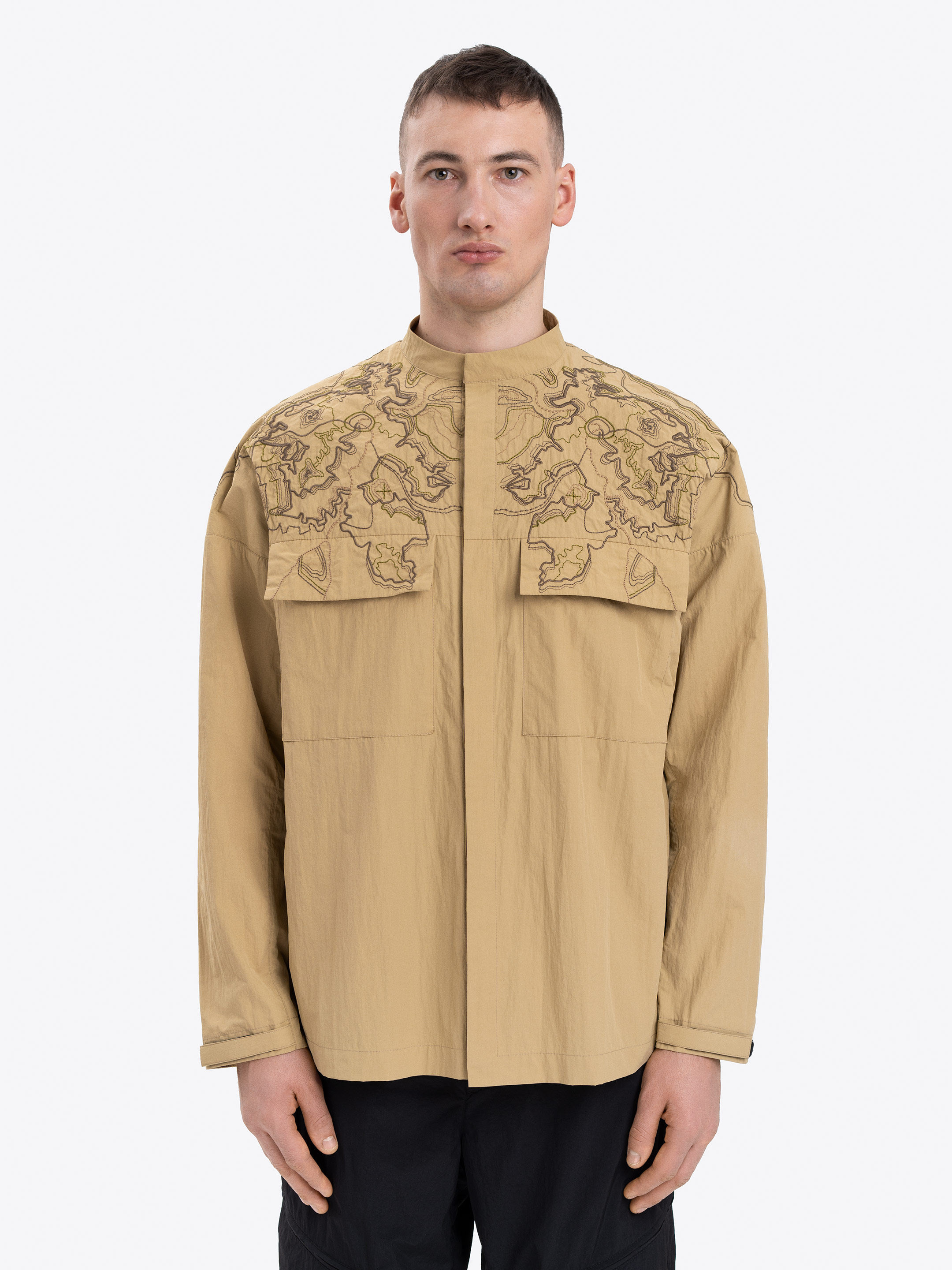 Men's sand shirt with embroidery ETND-RD-SAND-MALE Buy