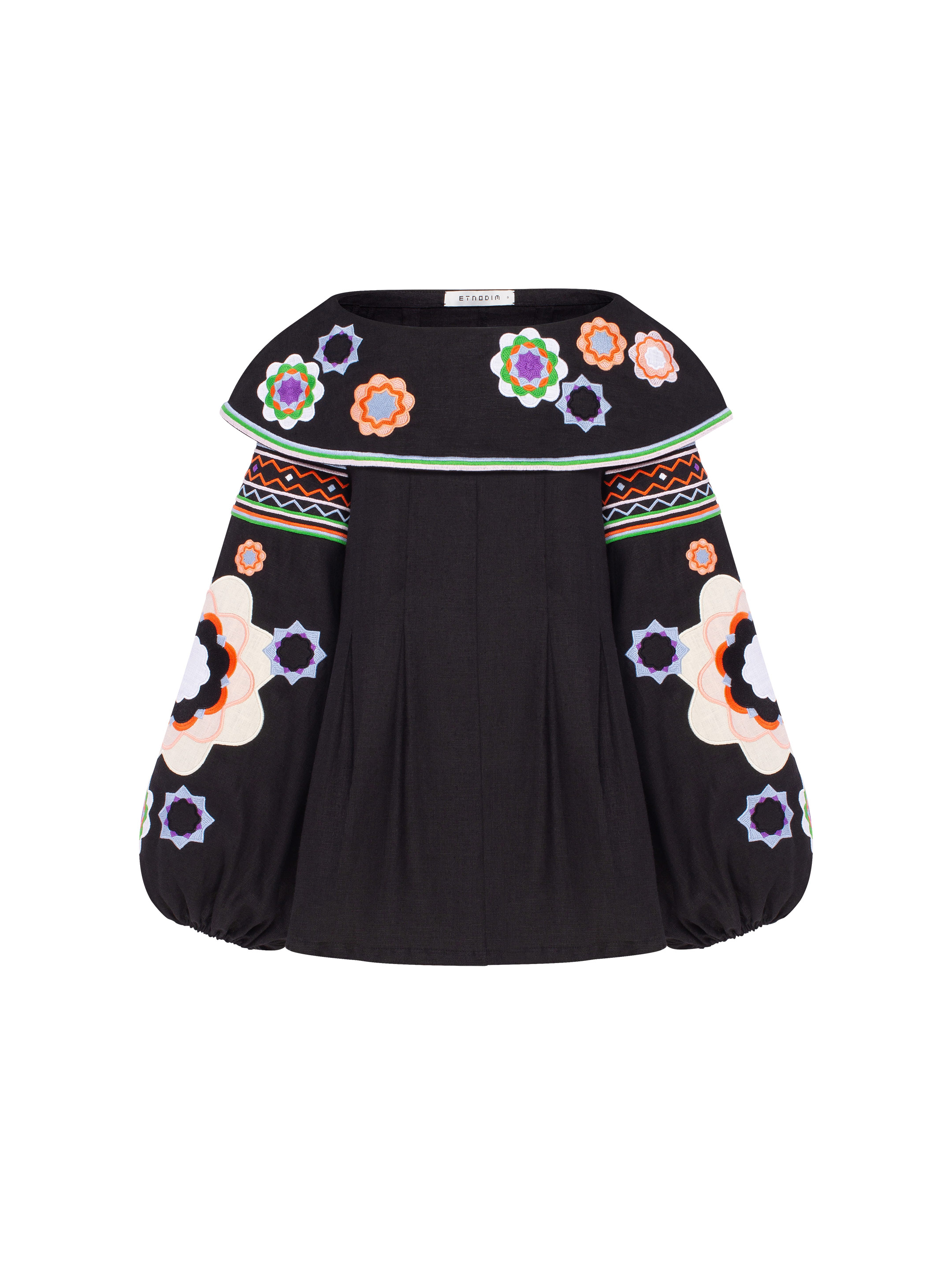 Embroidered Shirt "Black Kvitka" sizes