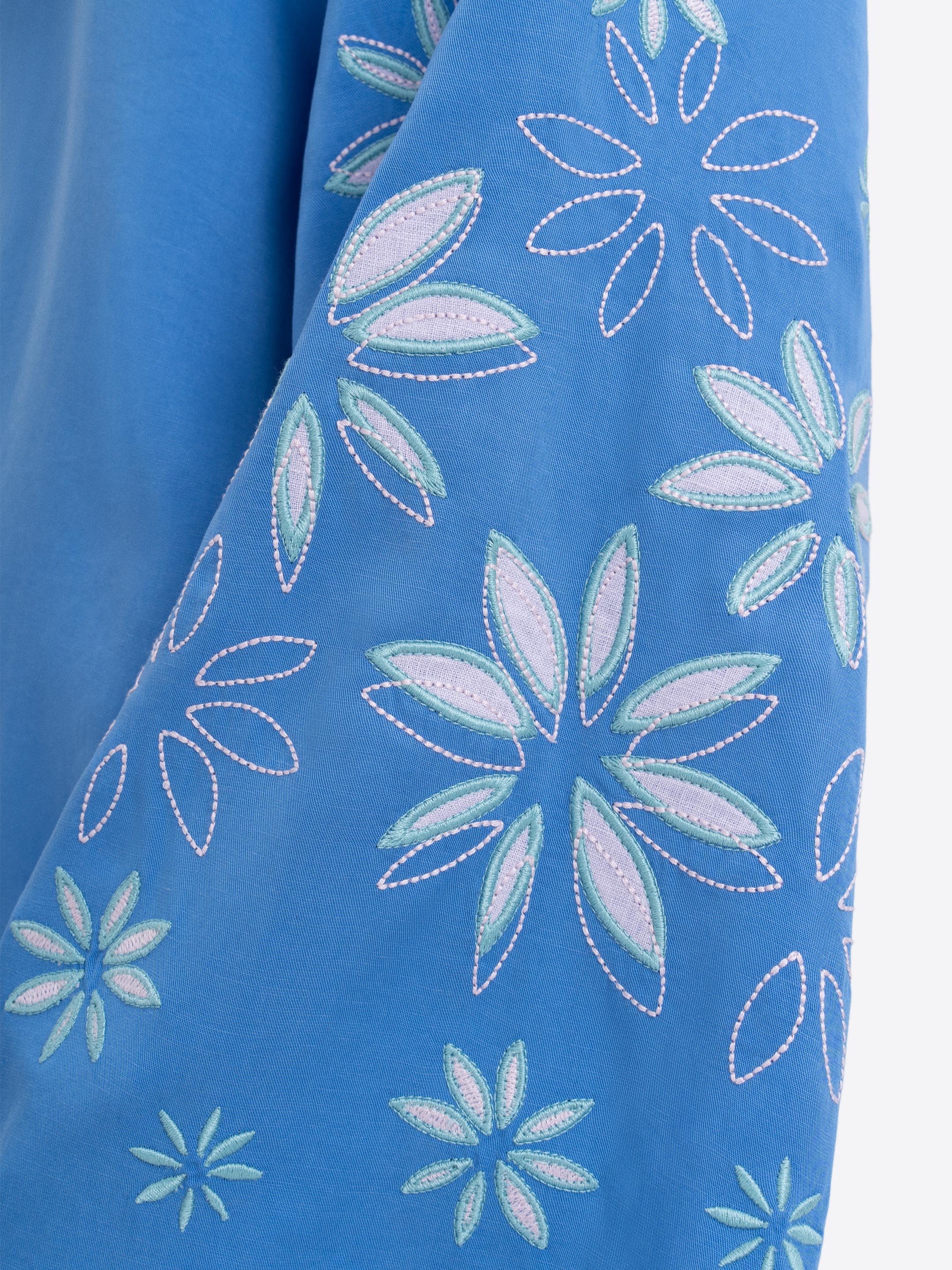 Blue‑coloured lightweight shirt  “Voloshka” photo