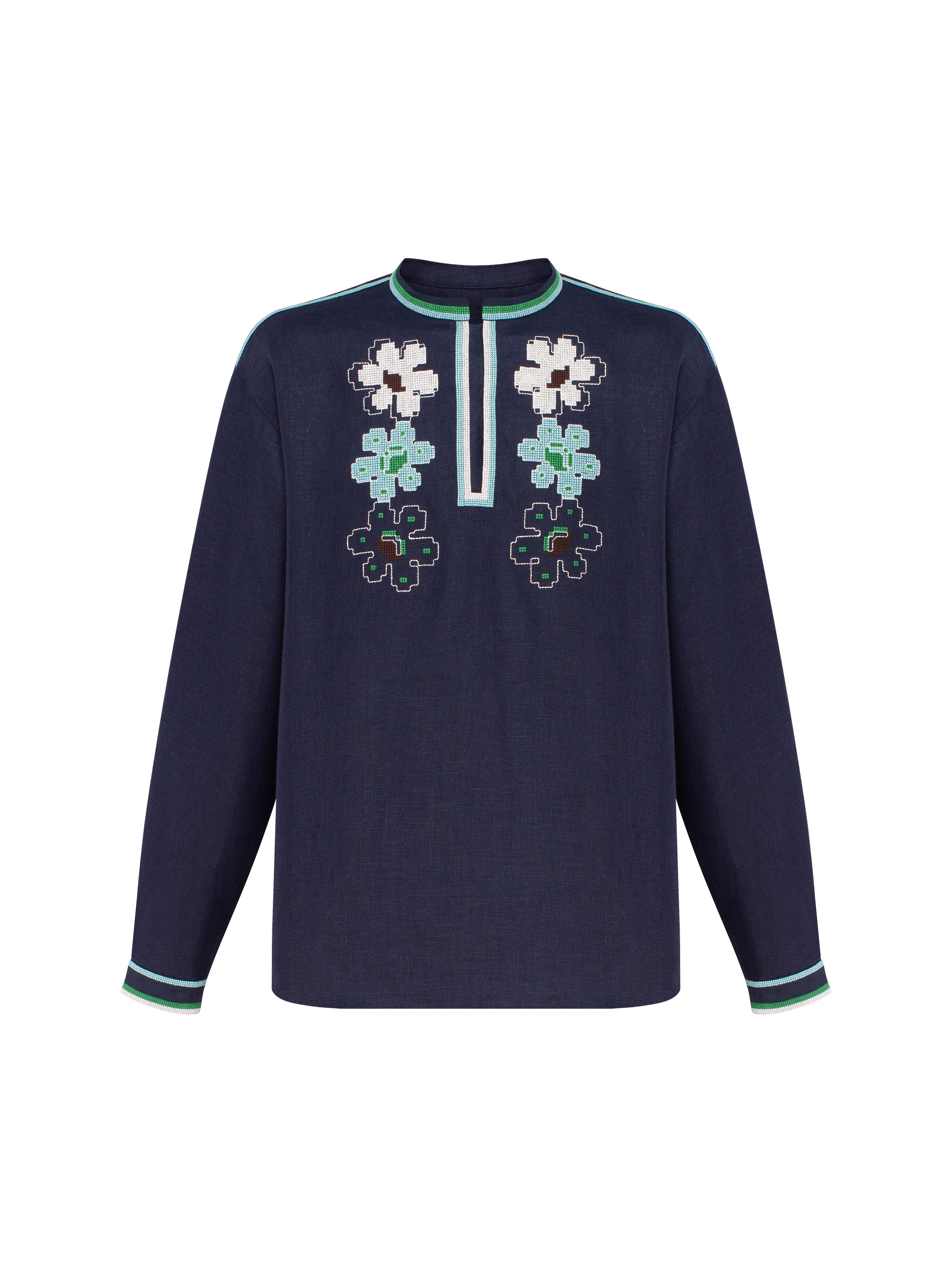 Men’s embroidered shirt  “Lekvar” fitting