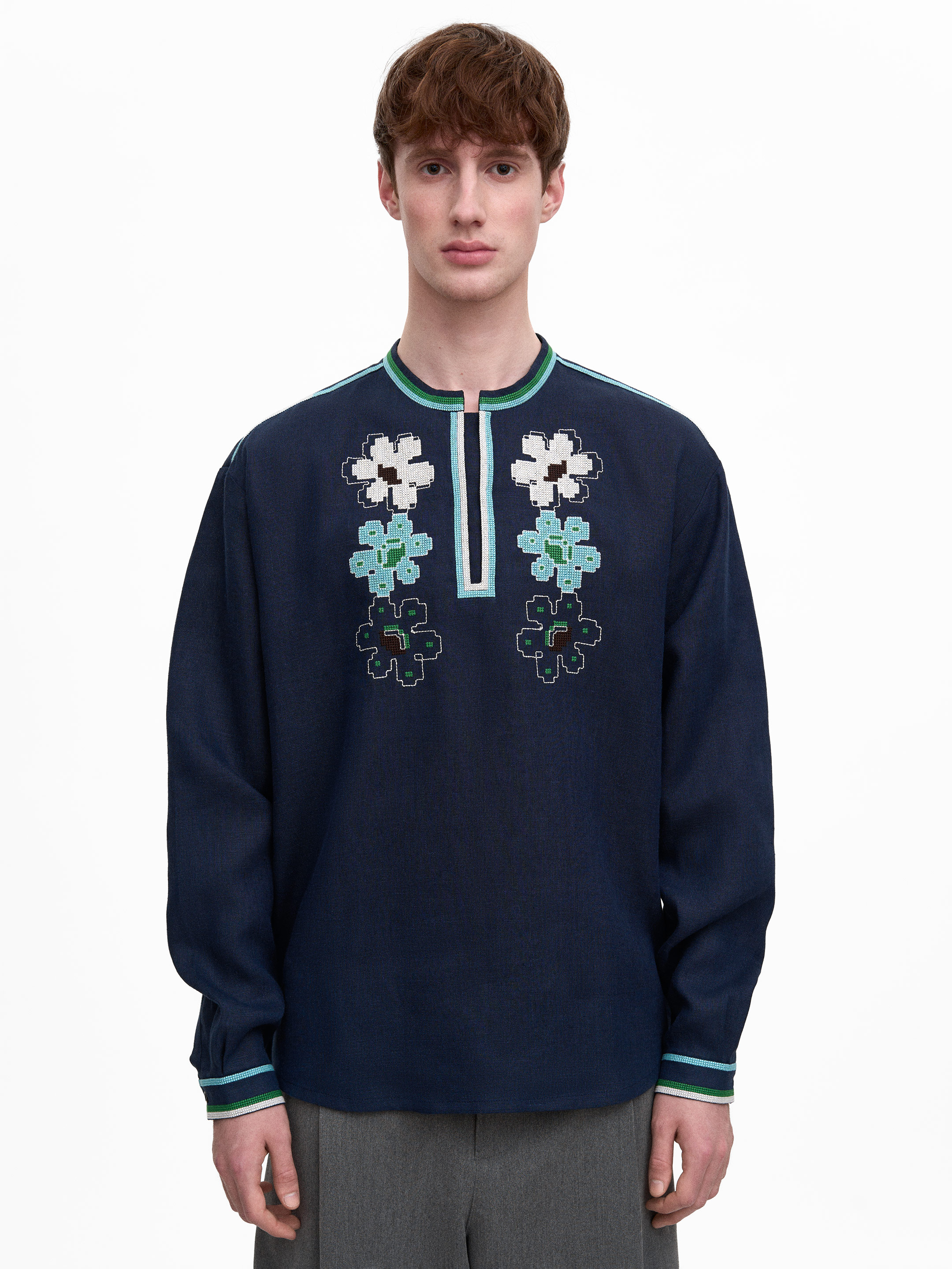 Men’s embroidered shirt  “Lekvar” Buy