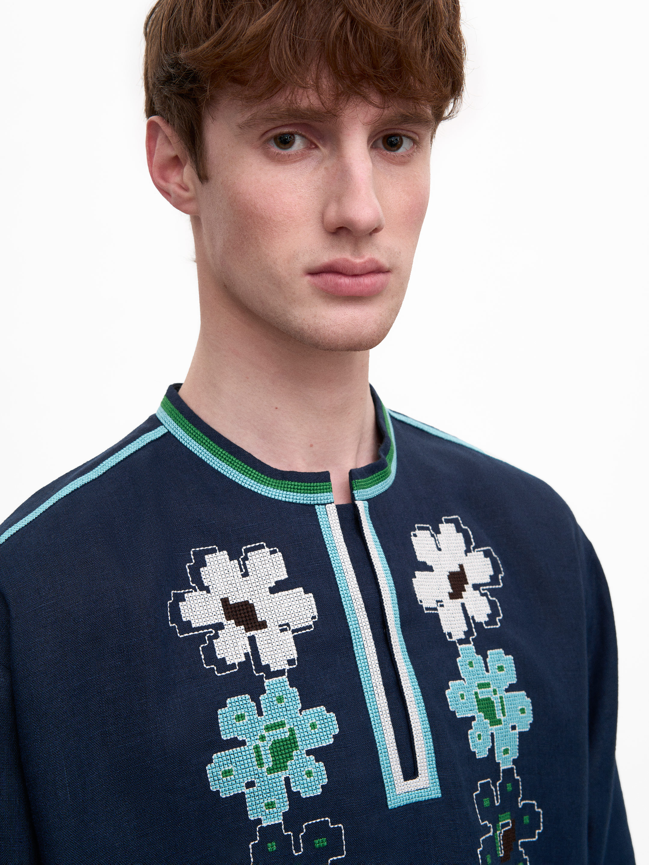 Men’s embroidered shirt  “Lekvar” cheap