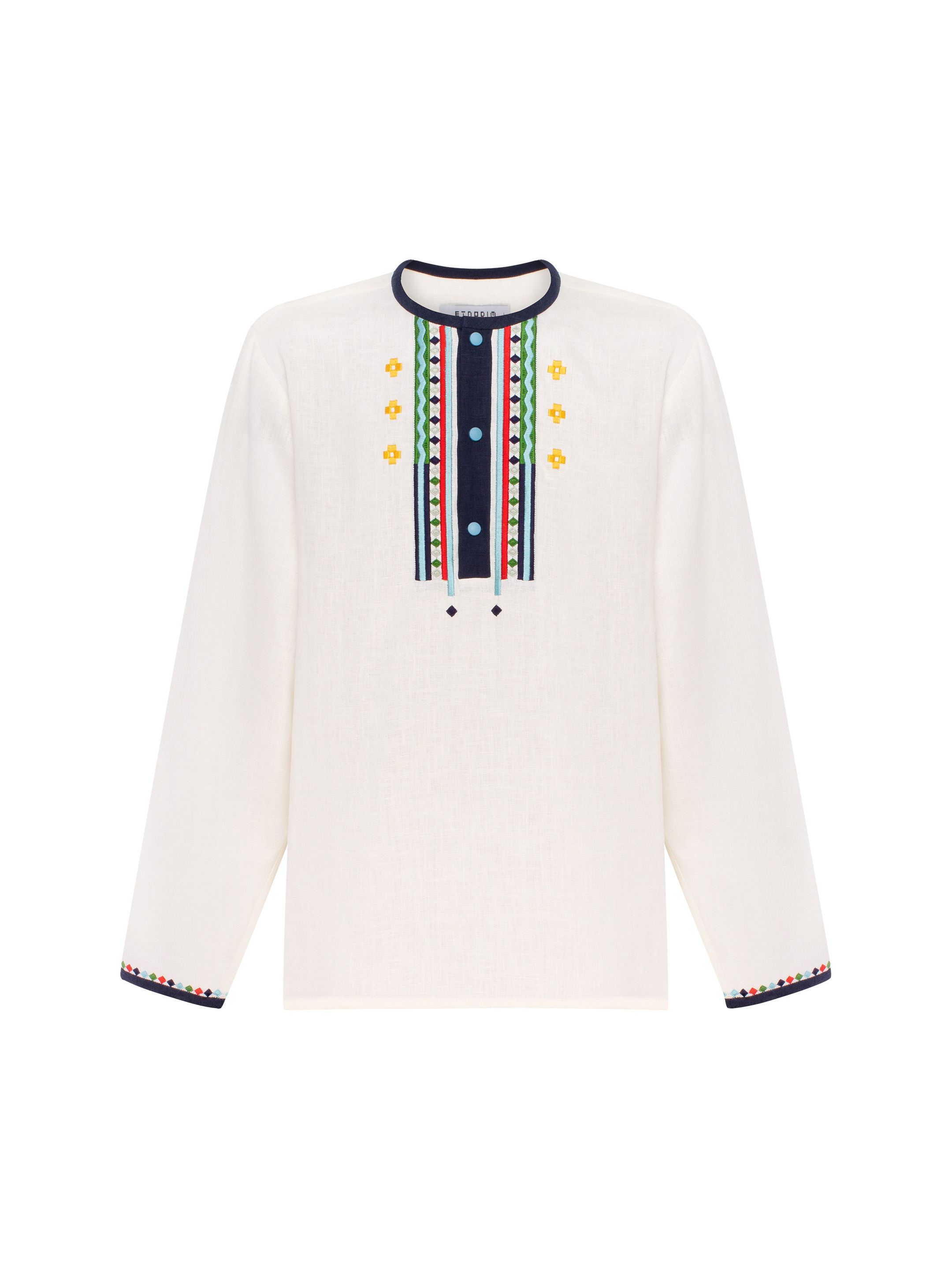 Men’s embroidered shirt  “Spektr” fitting