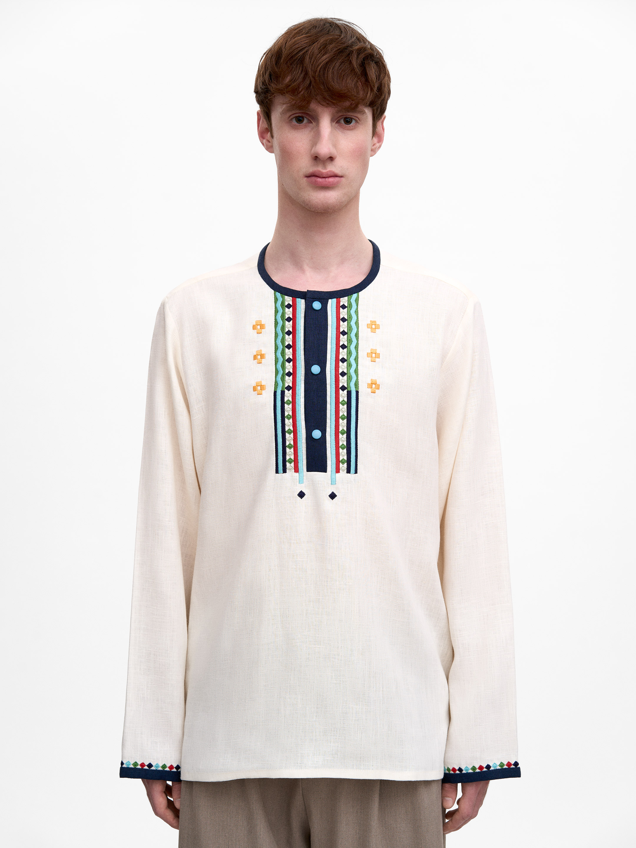 Men’s embroidered shirt  “Spektr” Buy