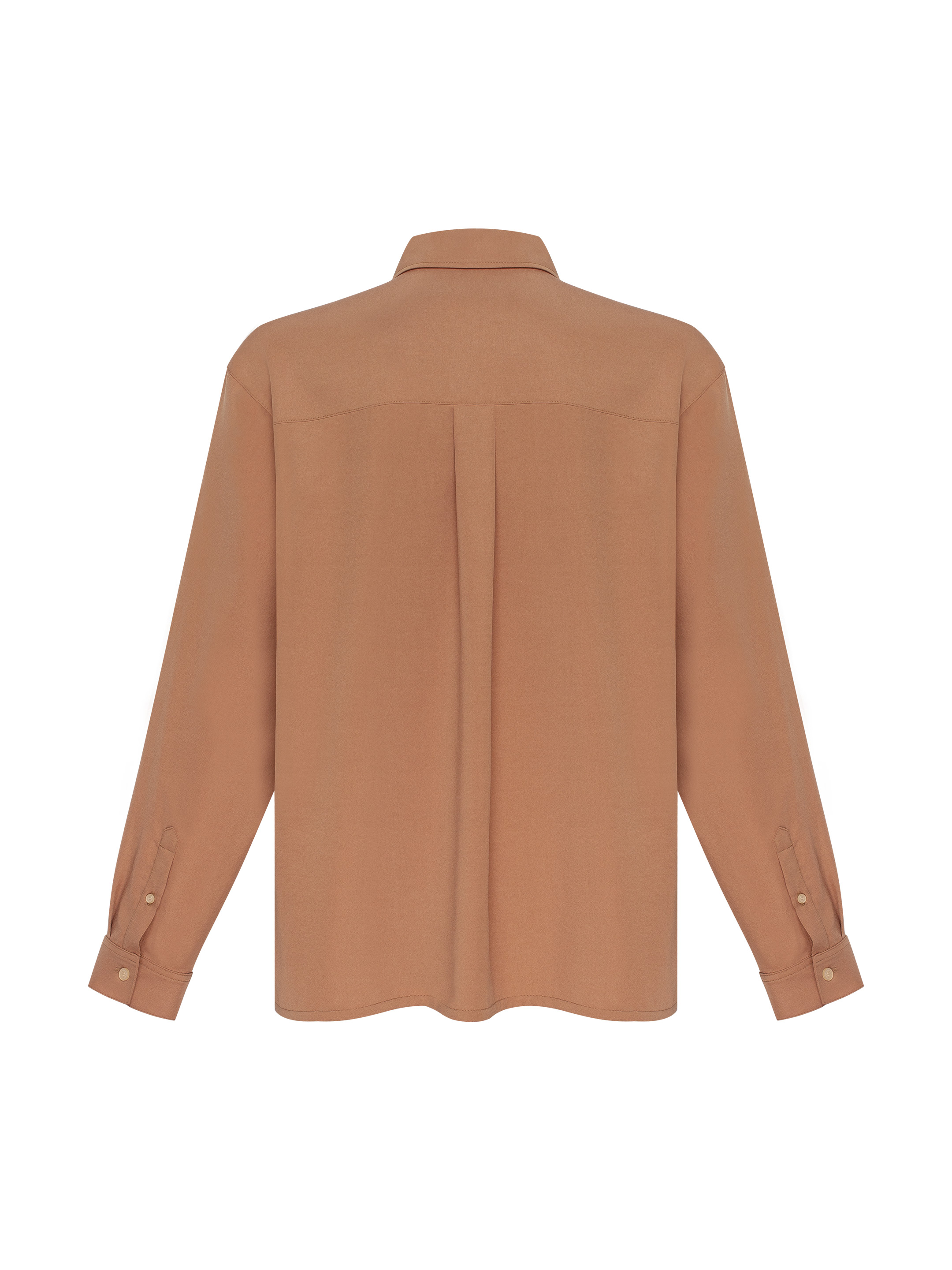 Light Embroidered Shirt "Khvylia sandy" fitting