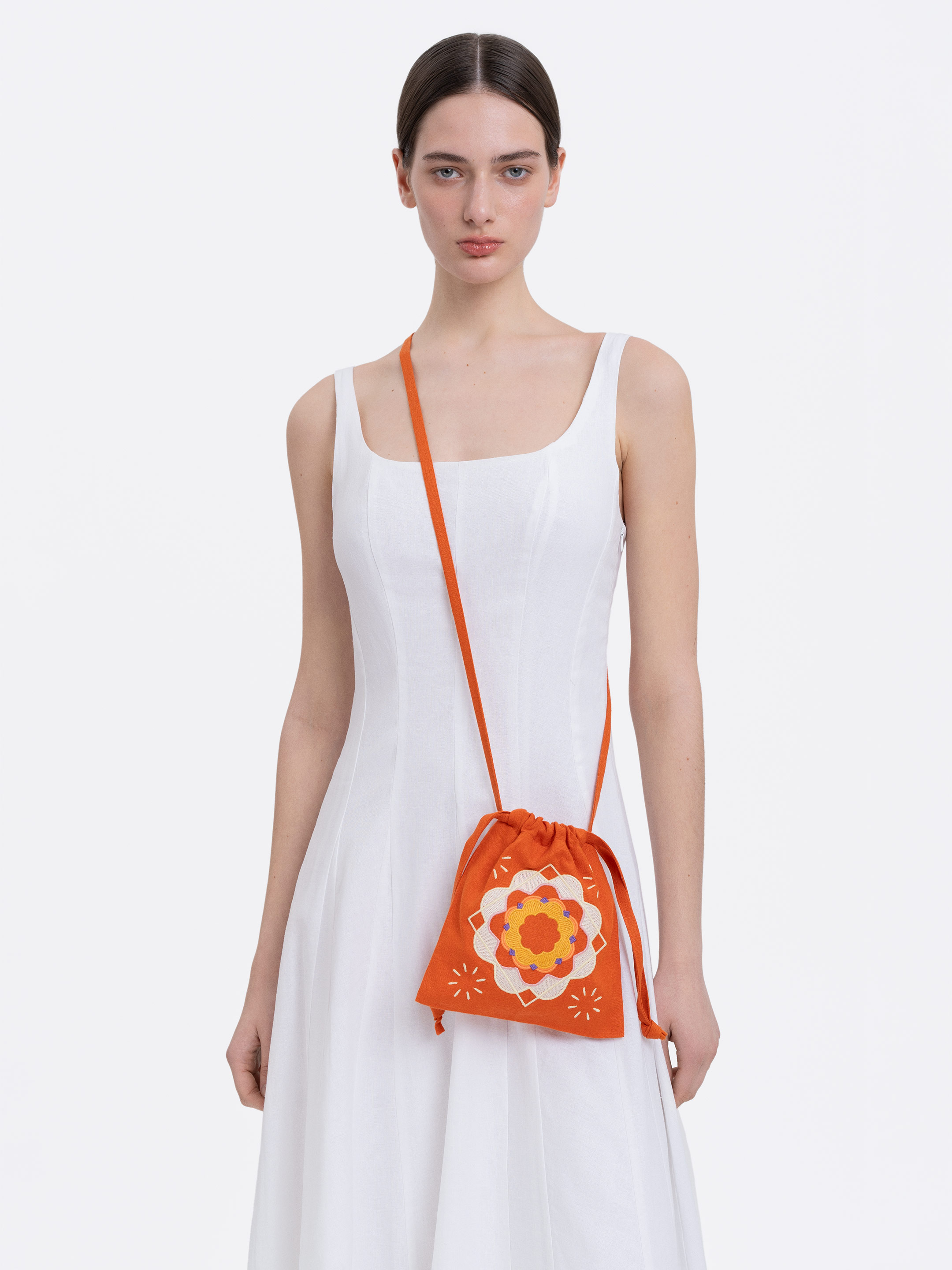 Orange drawstring bag “Pelyustka” Buy