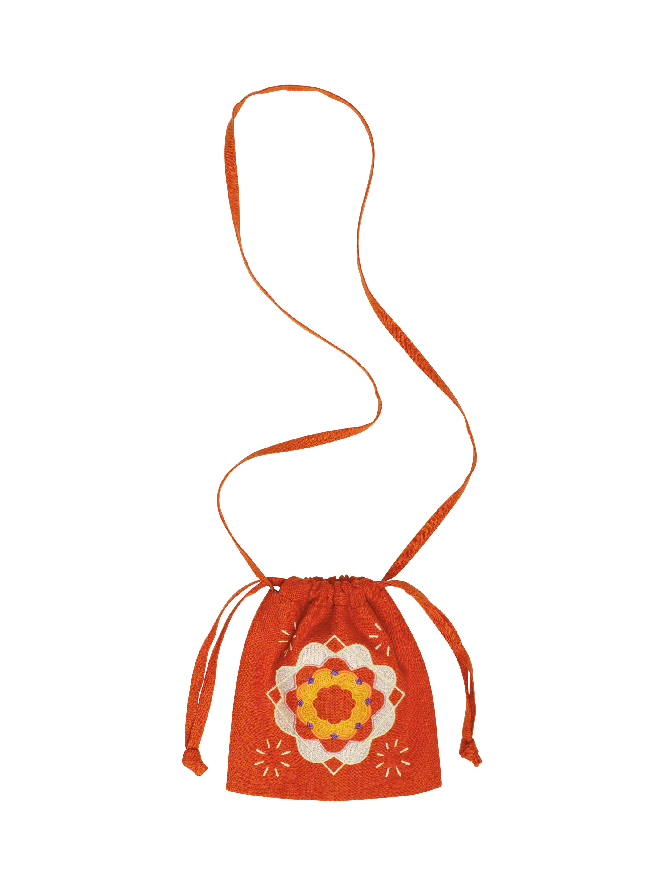 Orange drawstring bag “Pelyustka” photo