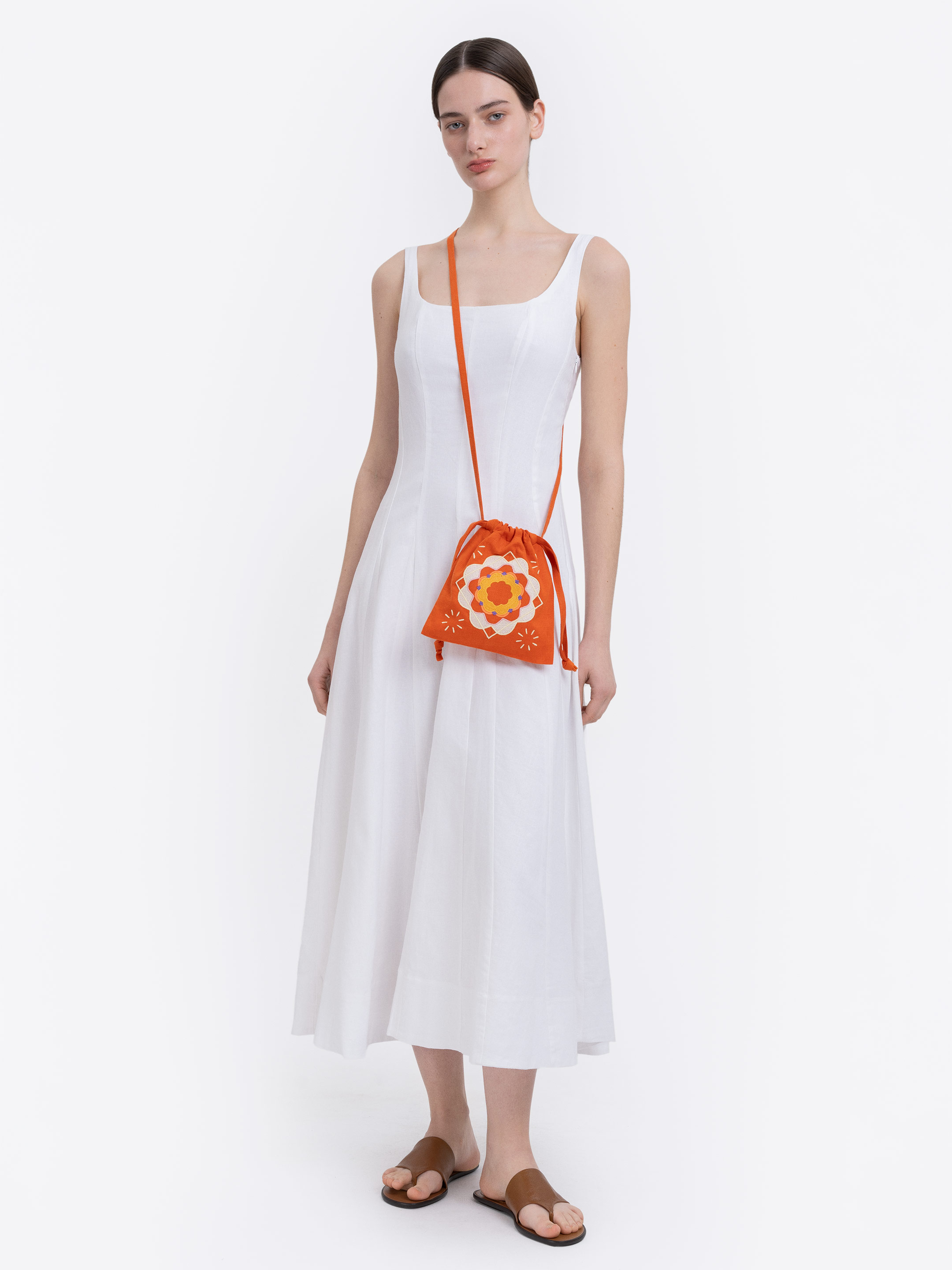 Orange drawstring bag “Pelyustka” cheap