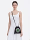 Dark drawstring bag “Peliustka”