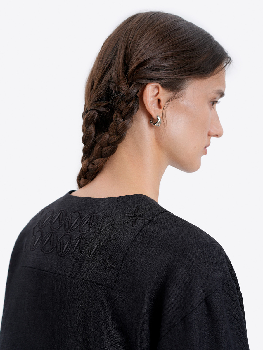 Linen embroidered shirt "Ornamenty Lesi" [0]