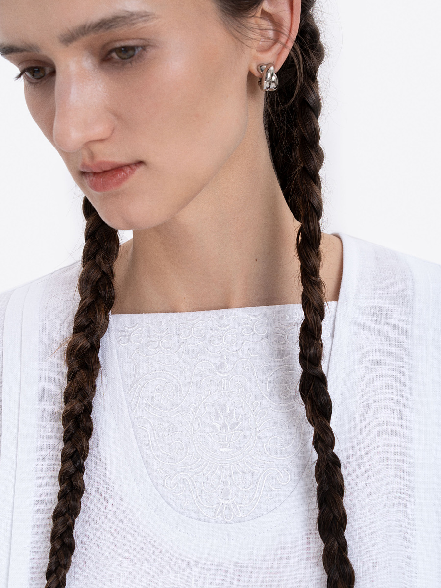 Linen embroidered shirt "Fontan sliz" [0]