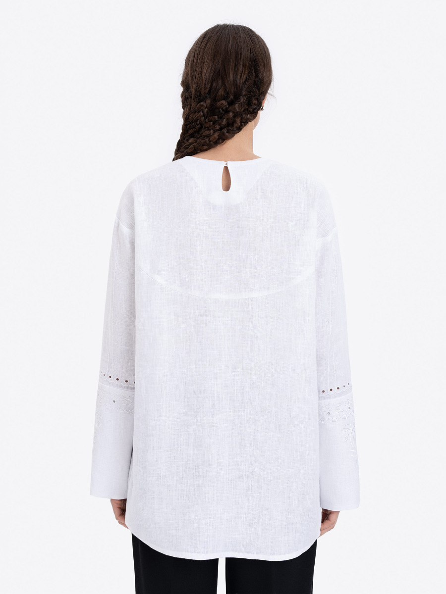Linen embroidered shirt "Fontan sliz" [0]