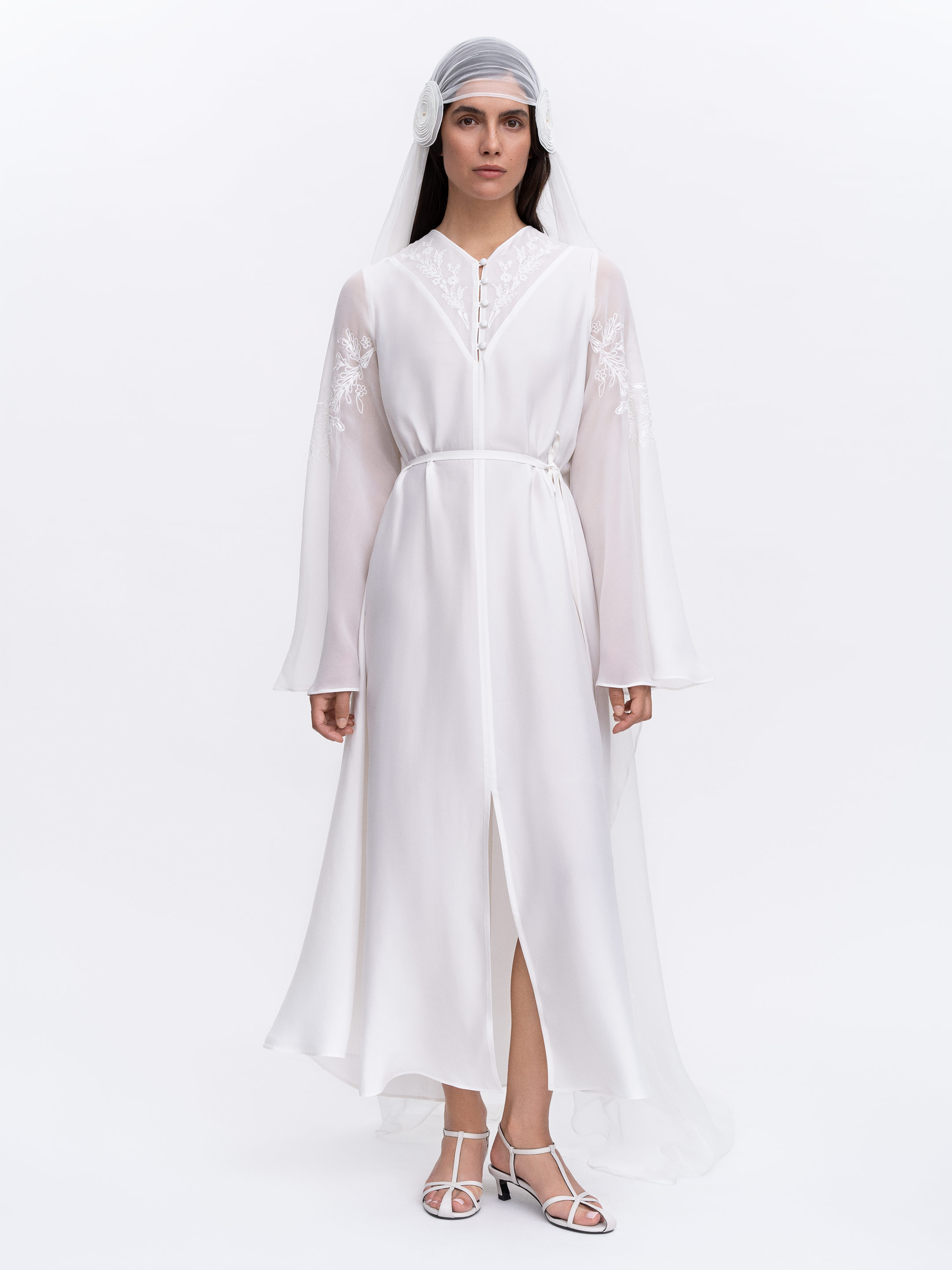 Embroidered dress "Lily" cheap