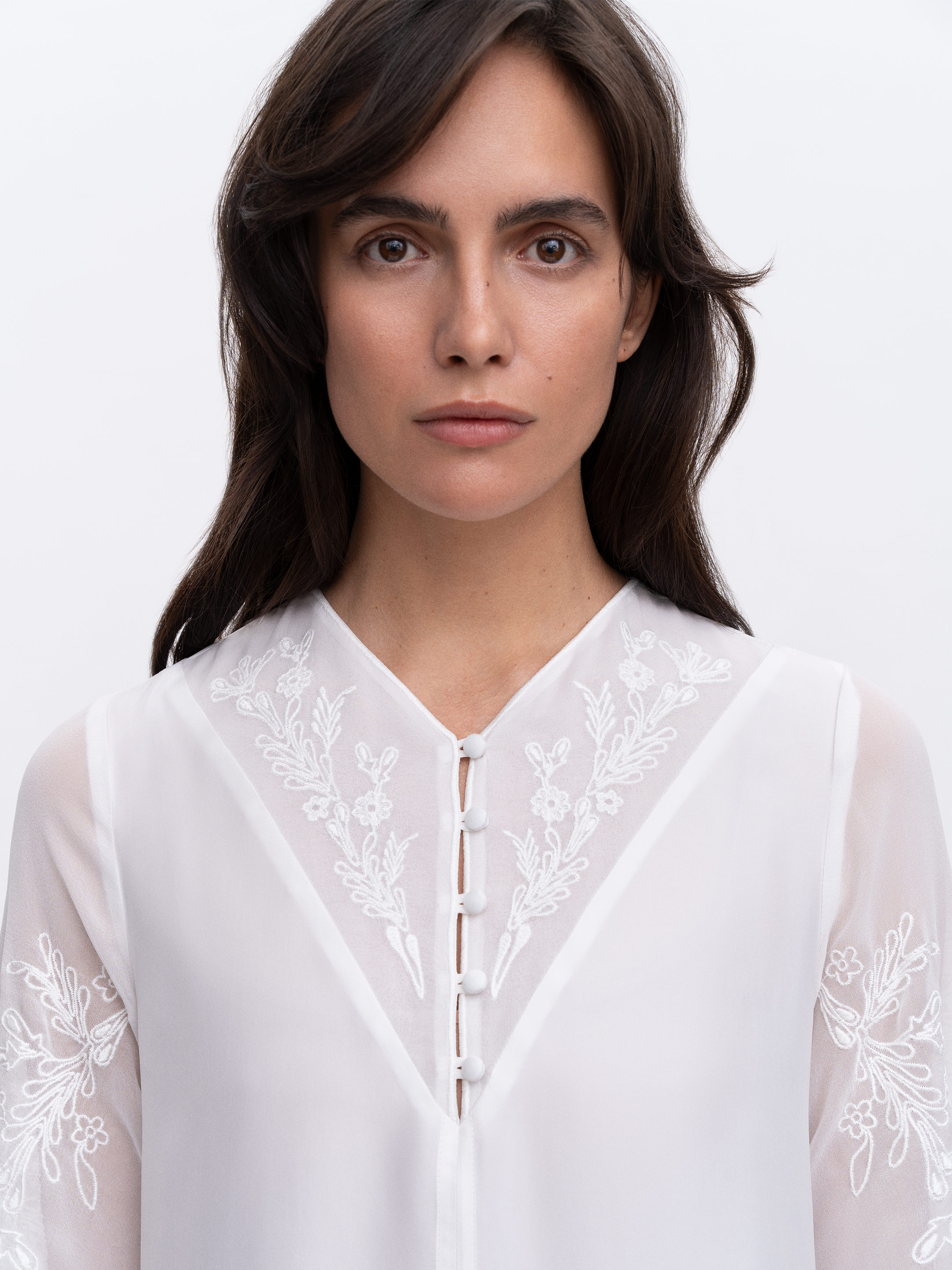 Embroidered dress "Lily" in Ukraine
