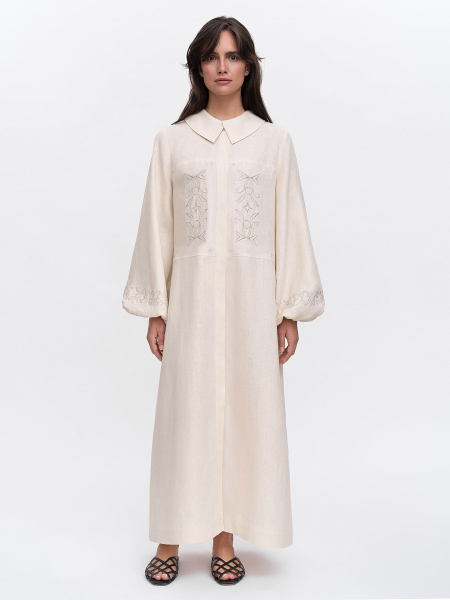 Embroidered dress “Osoka” [0]