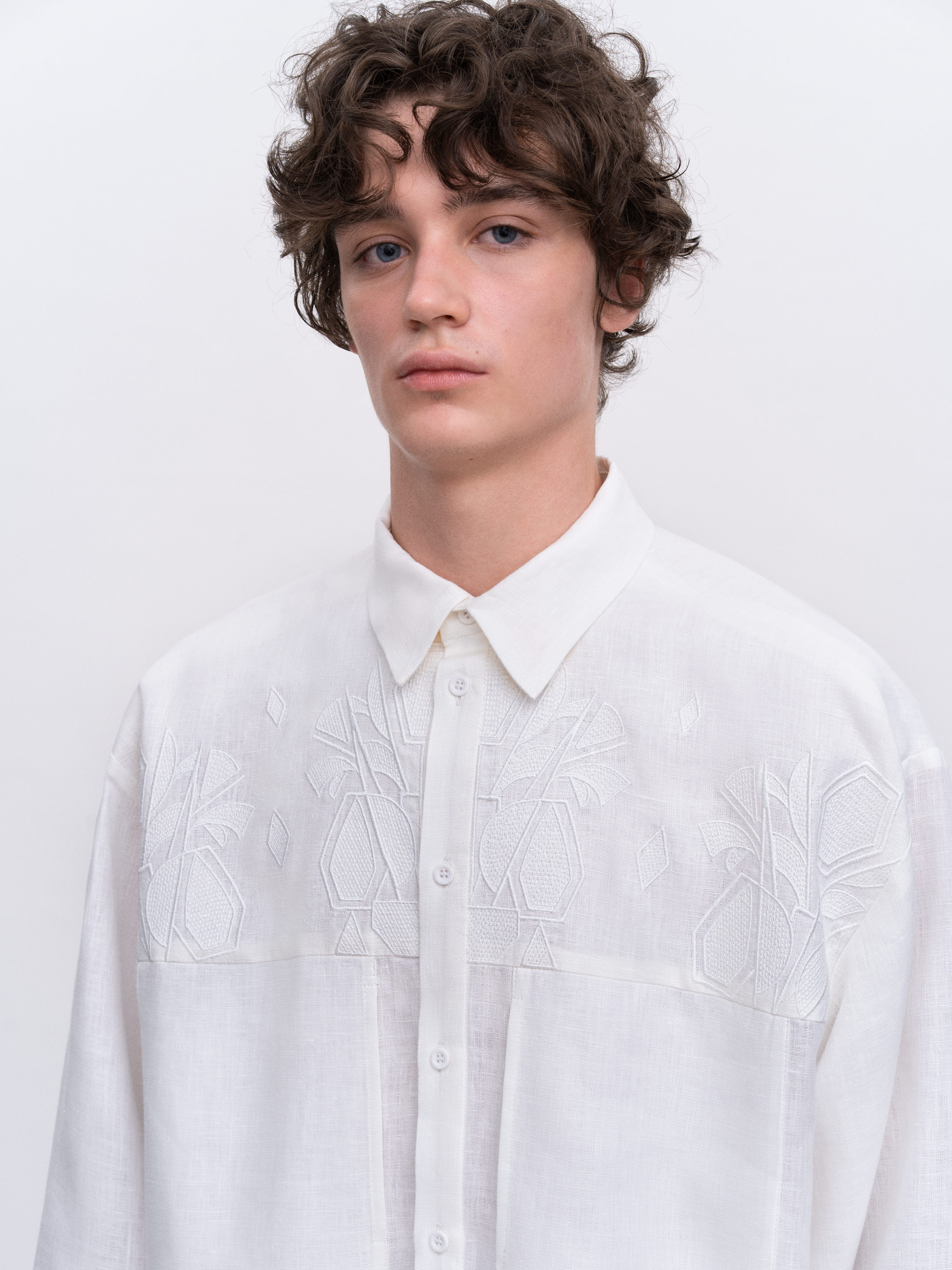 Men’s embroidered shirt  “Vasyl” in Ukraine