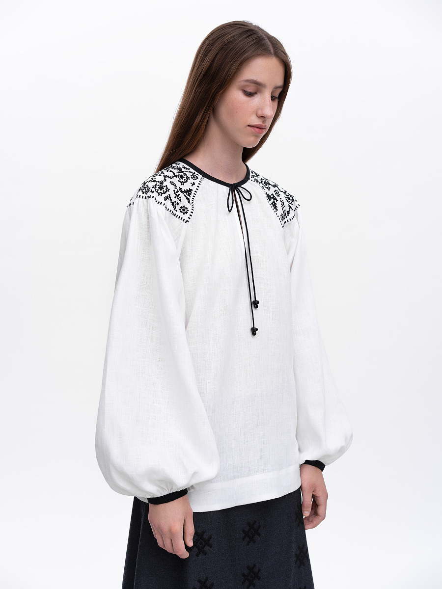 Embroidered shirt "Izola" white [0]