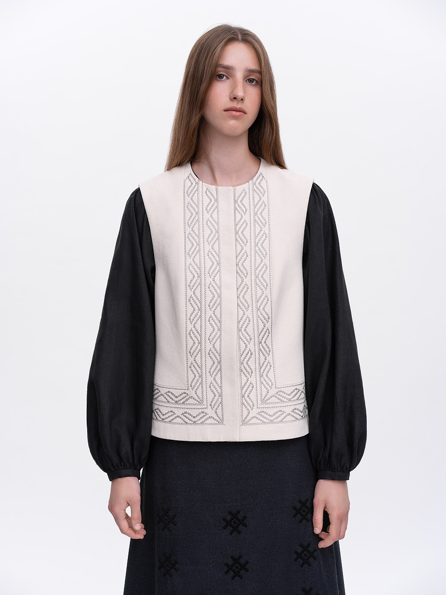 Embroidered vest "Haina" [0]