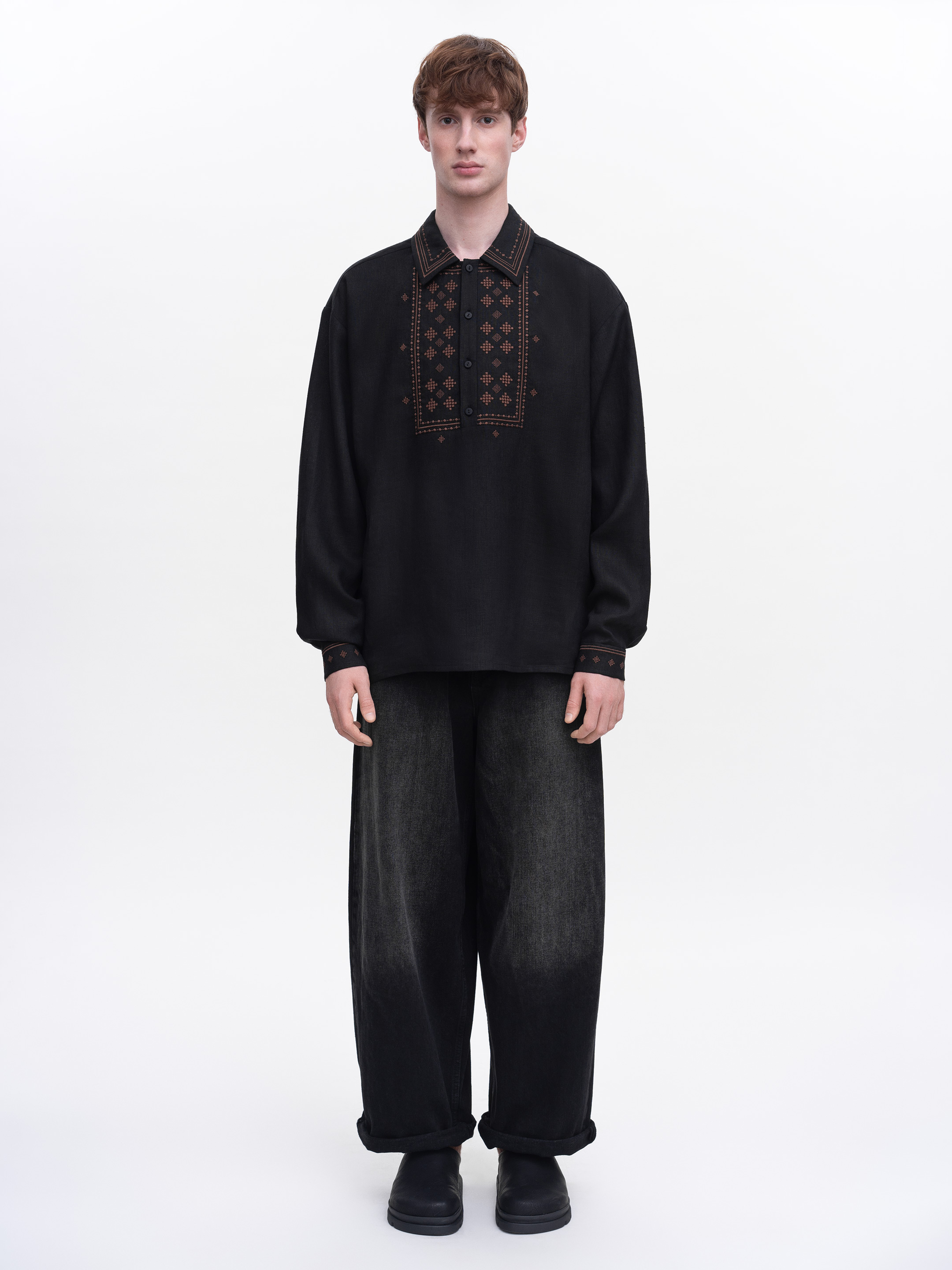 Men’s embroidered shirt  “Tien” ціна