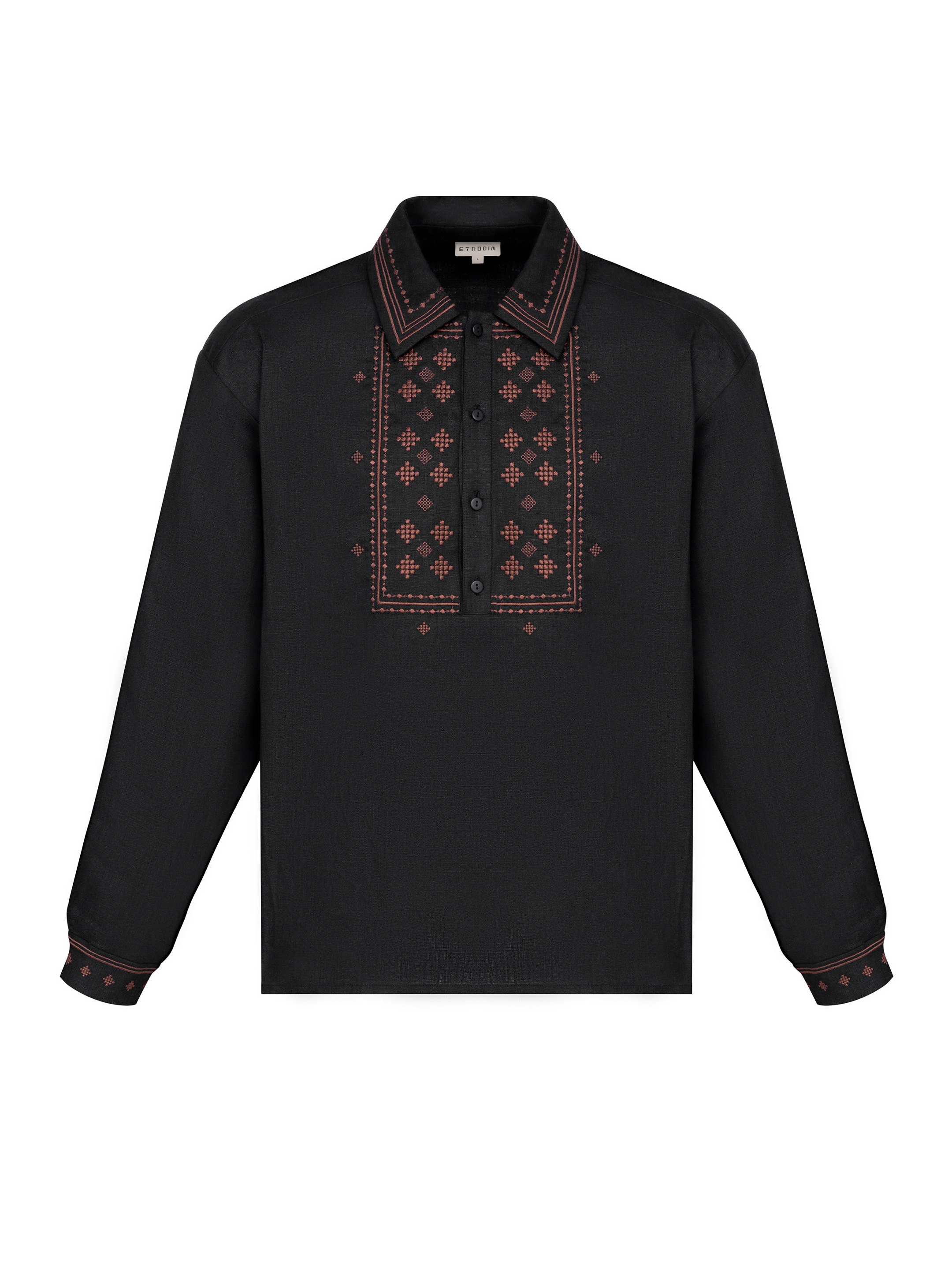 Men’s embroidered shirt  “Tien” sizes