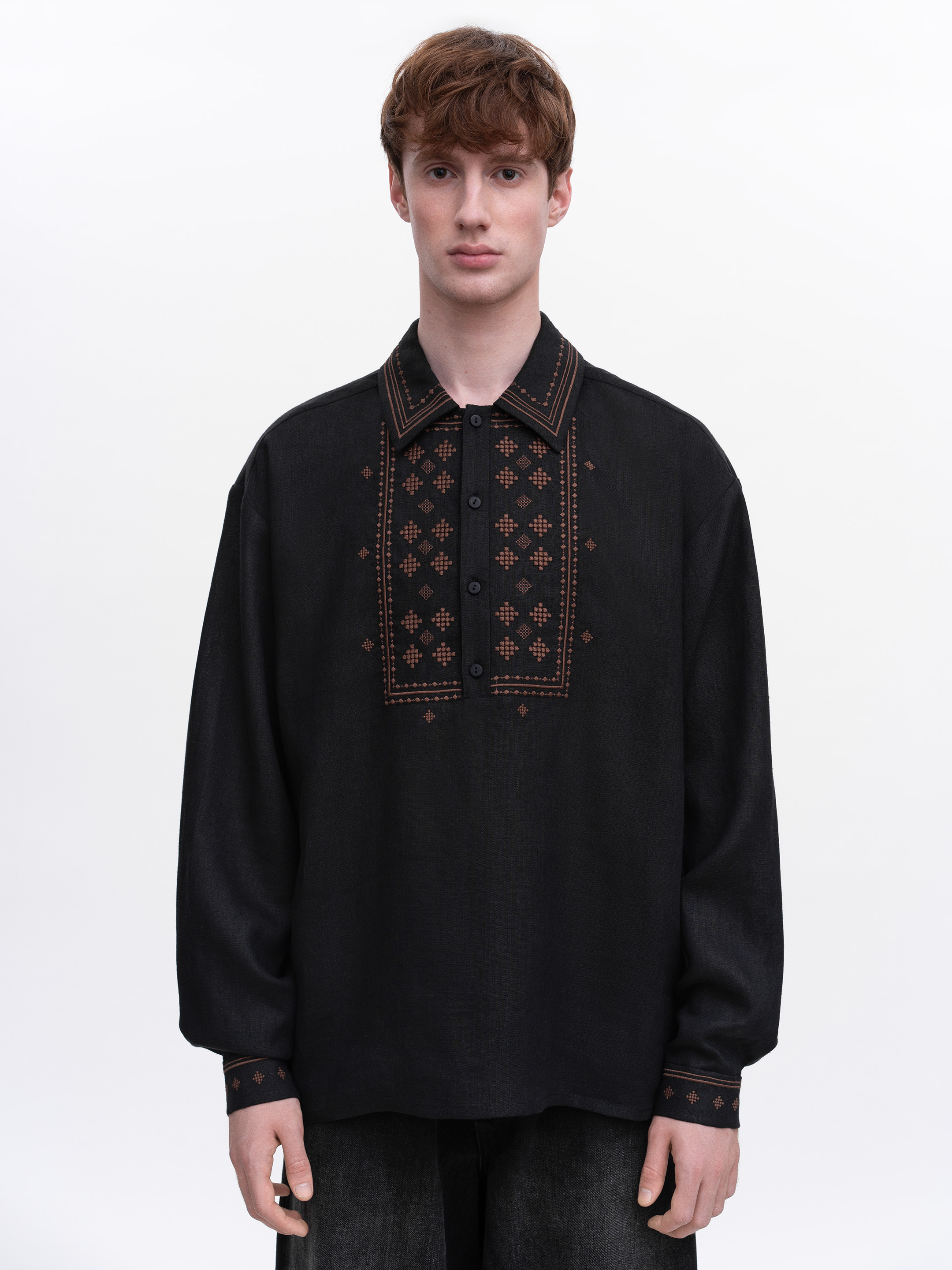 Men’s embroidered shirt  “Tien” Buy