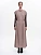 Beige embroidered dress "Nevit"