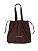 Brown cotton tote bag