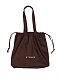 Brown cotton tote bag [0]