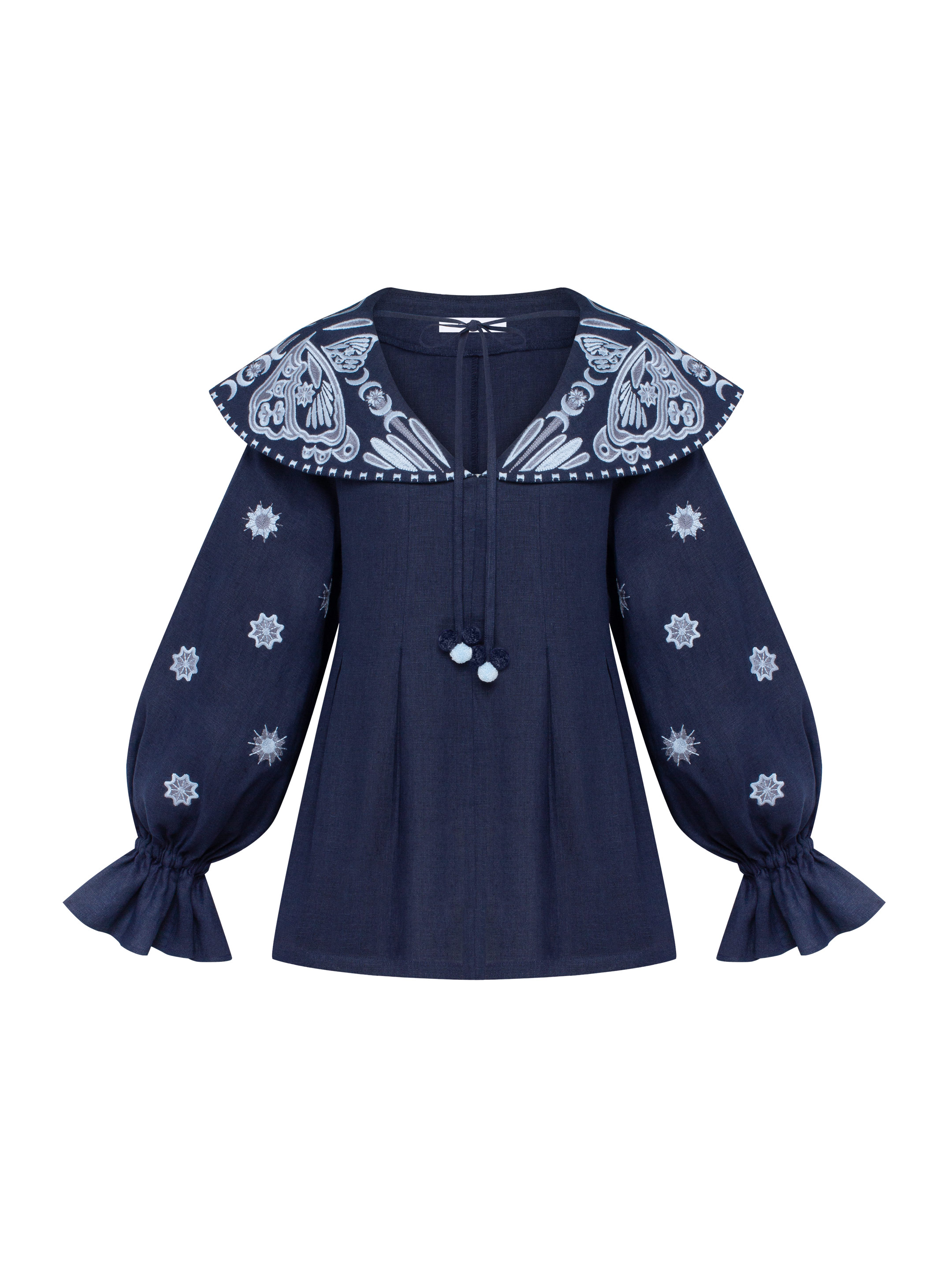 Blue blouse "Lehit" sizes