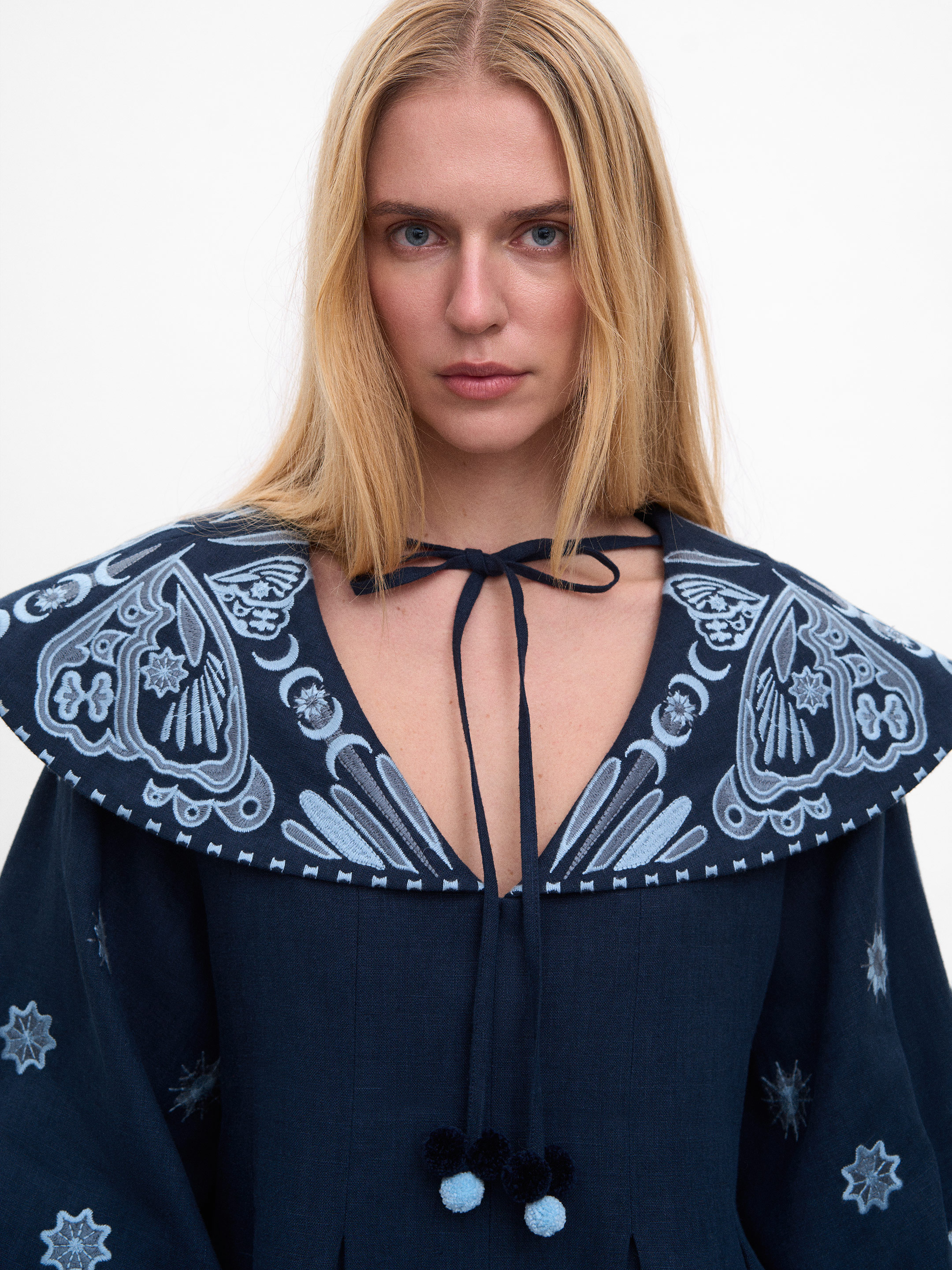 Blue blouse "Lehit" cheap
