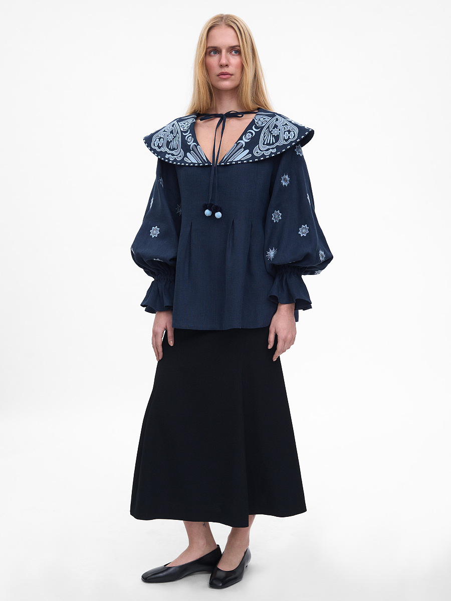 Blue blouse "Lehit" [0]