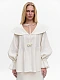 Milk white blouse "Lehit"
