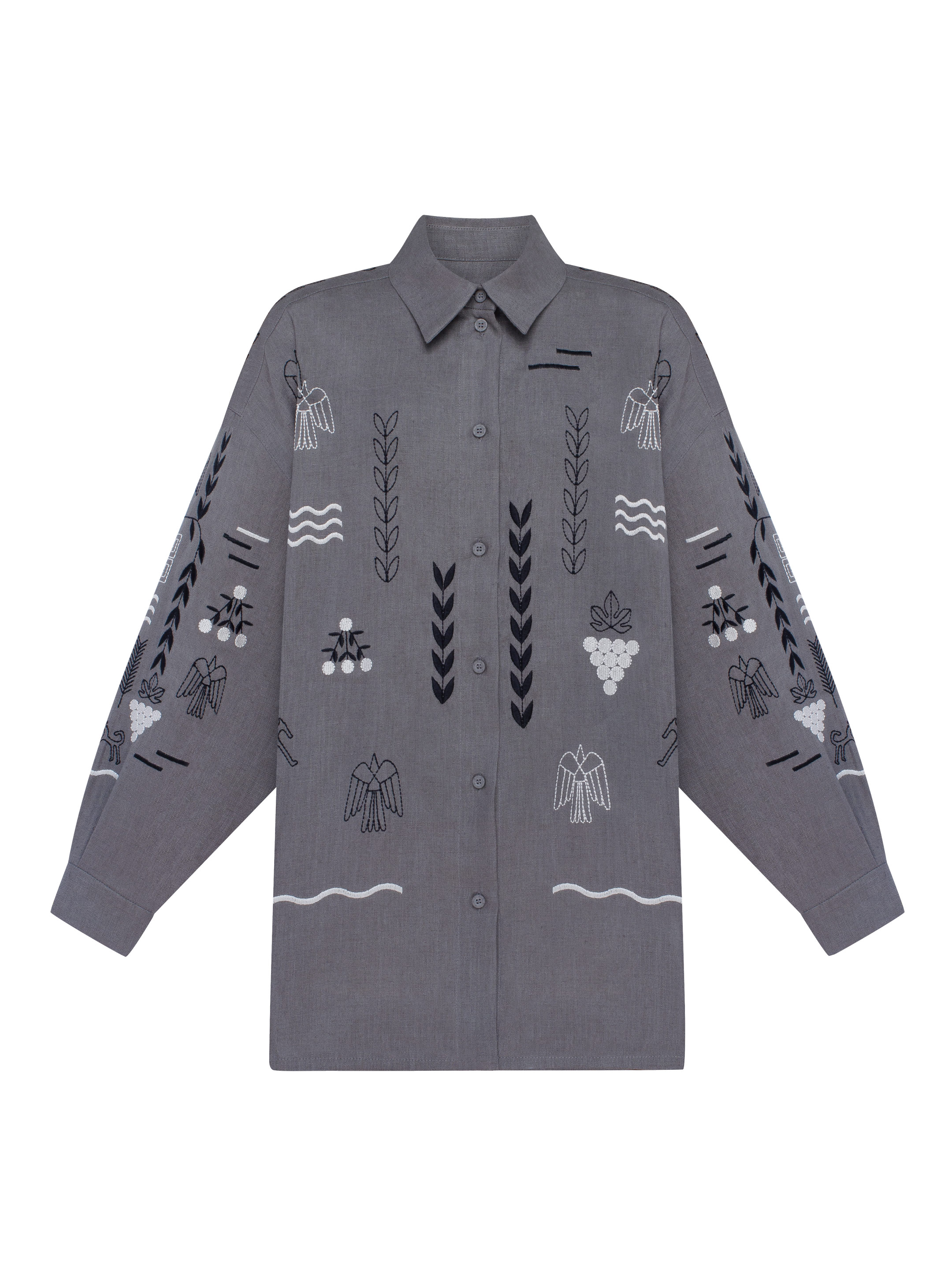 Gray women's shirt SLOVO GRAY sizes