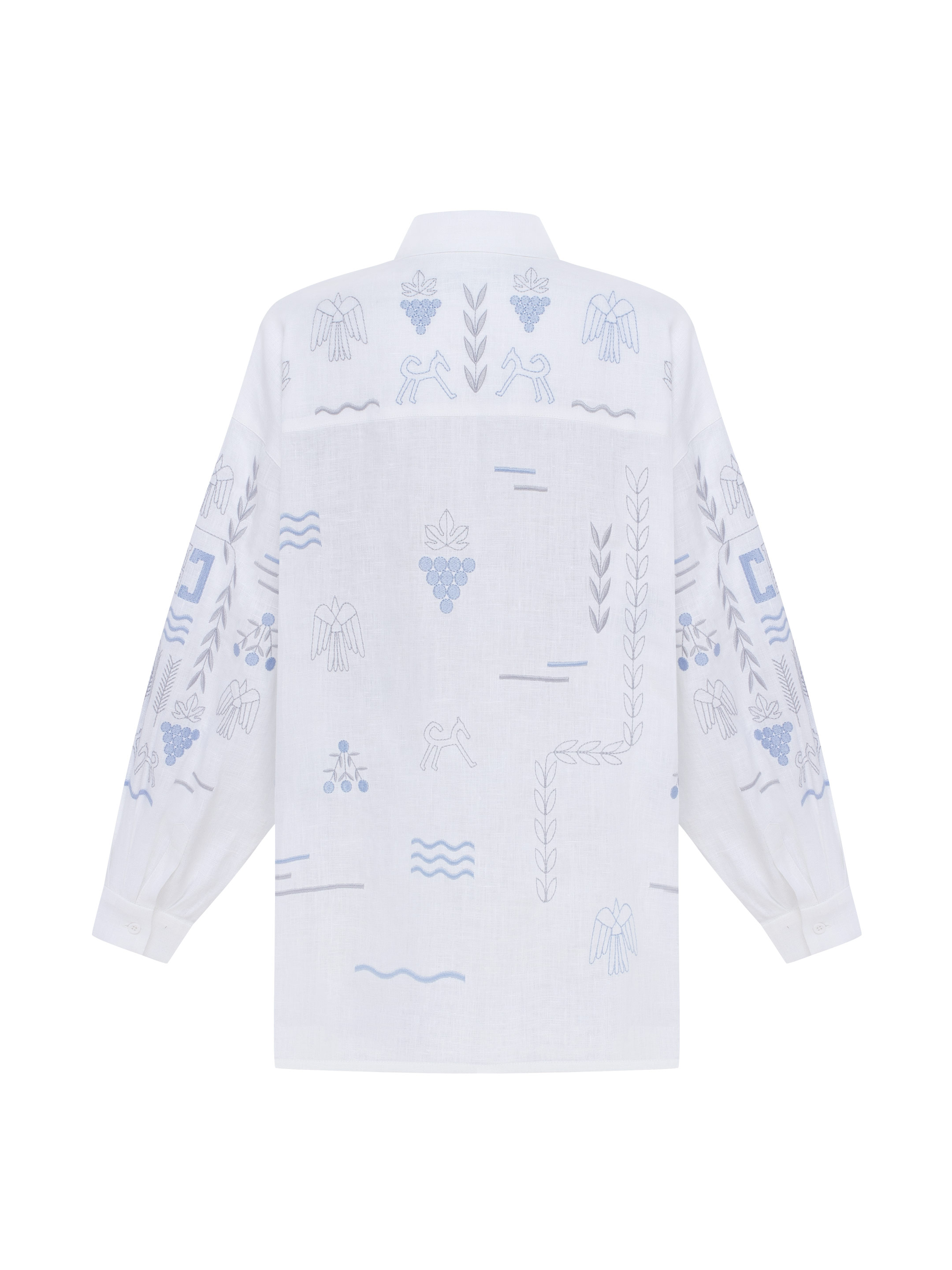 White women's shirt SLOVO WHITE sizes