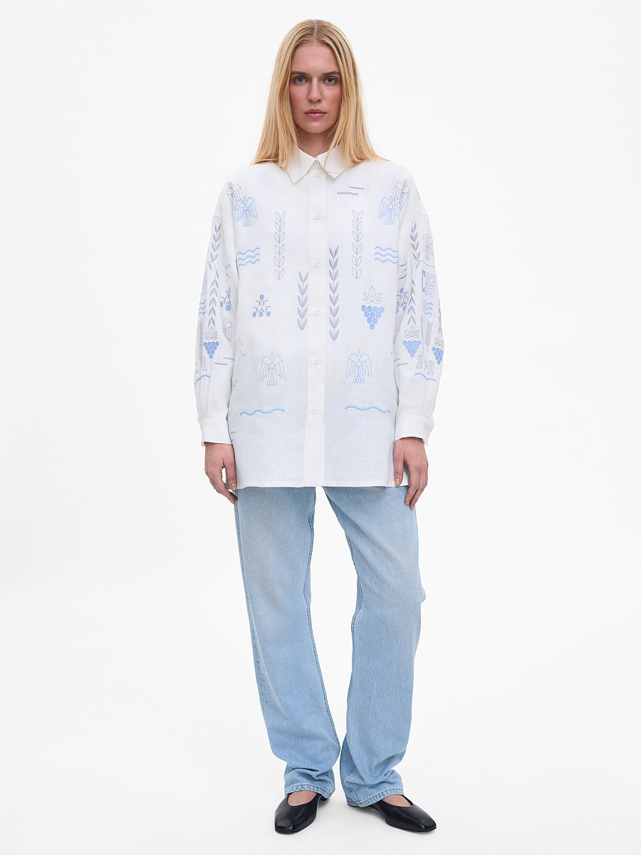 White women's shirt SLOVO WHITE [0]