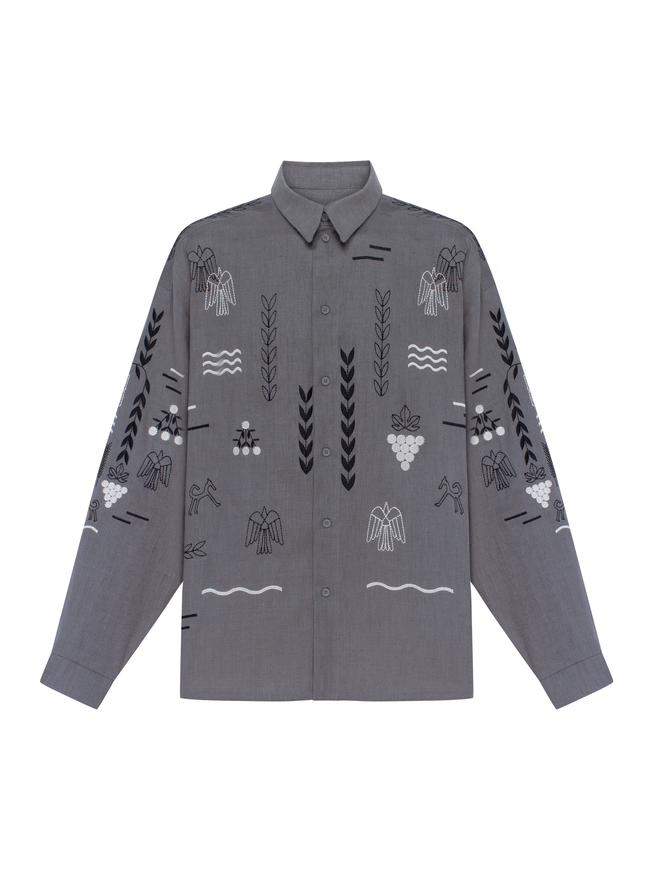 Gray shirt MEN`S SLOVO GRAY sizes