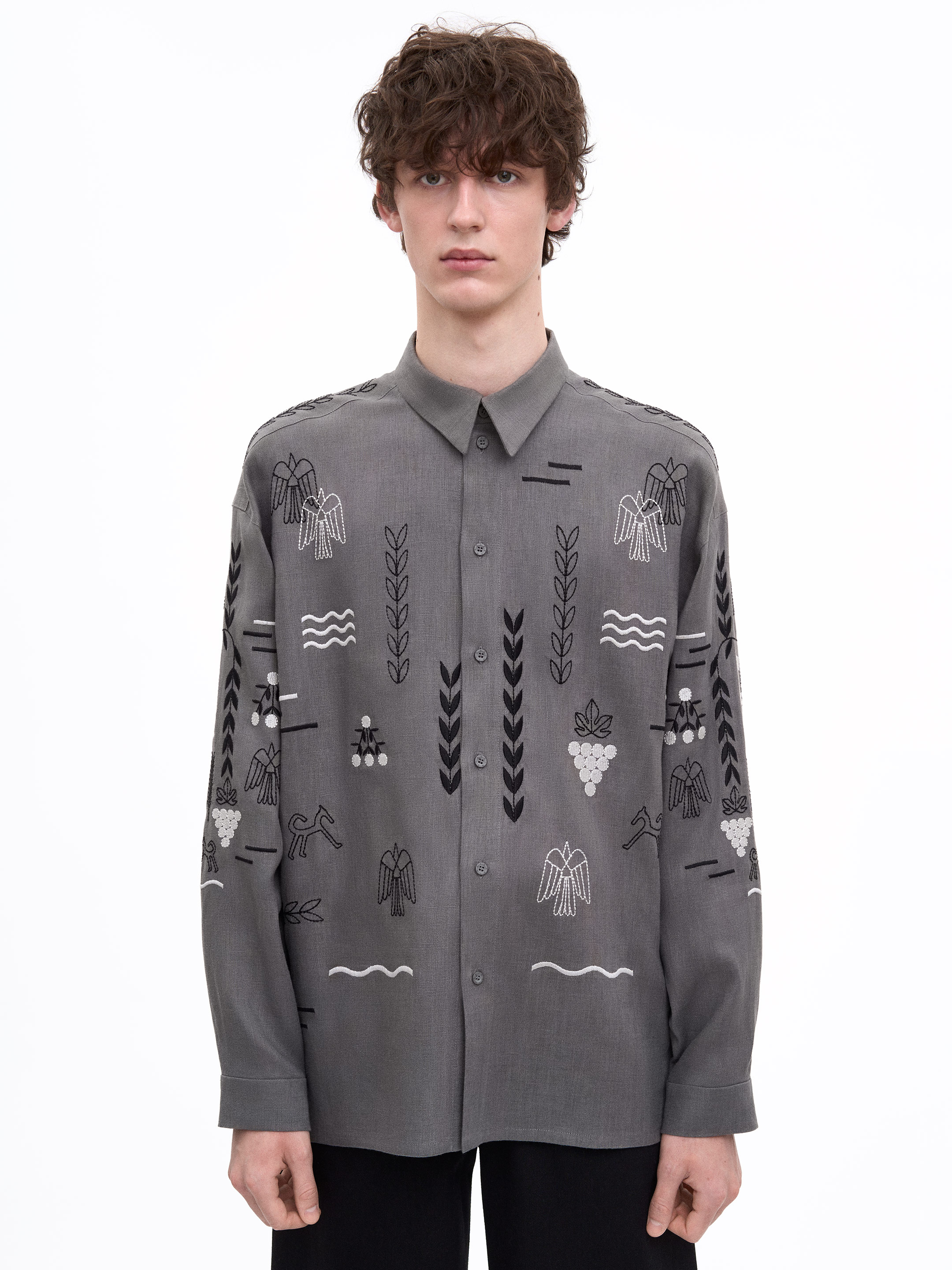 Gray shirt MEN`S SLOVO GRAY Buy