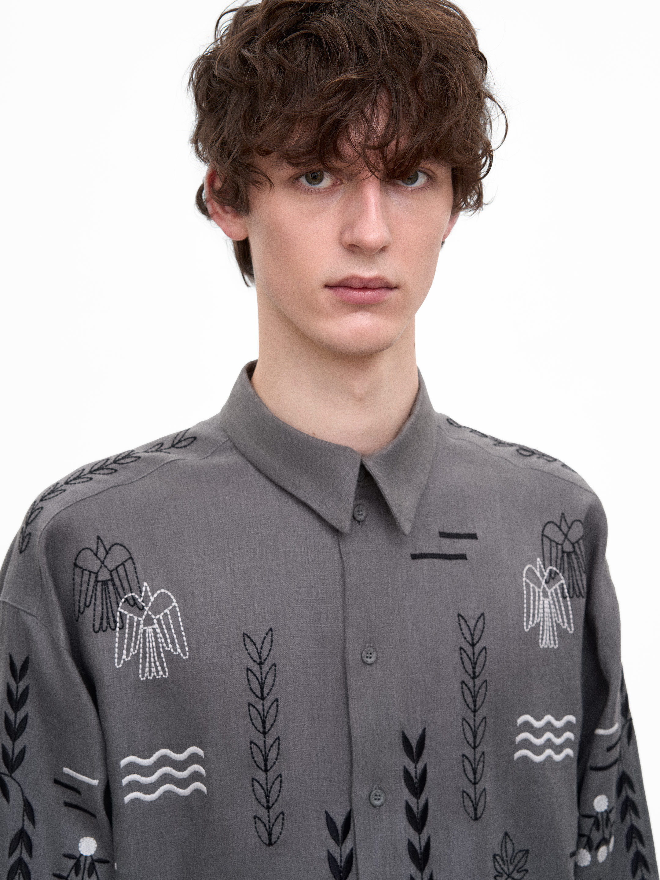 Gray shirt MEN`S SLOVO GRAY choose