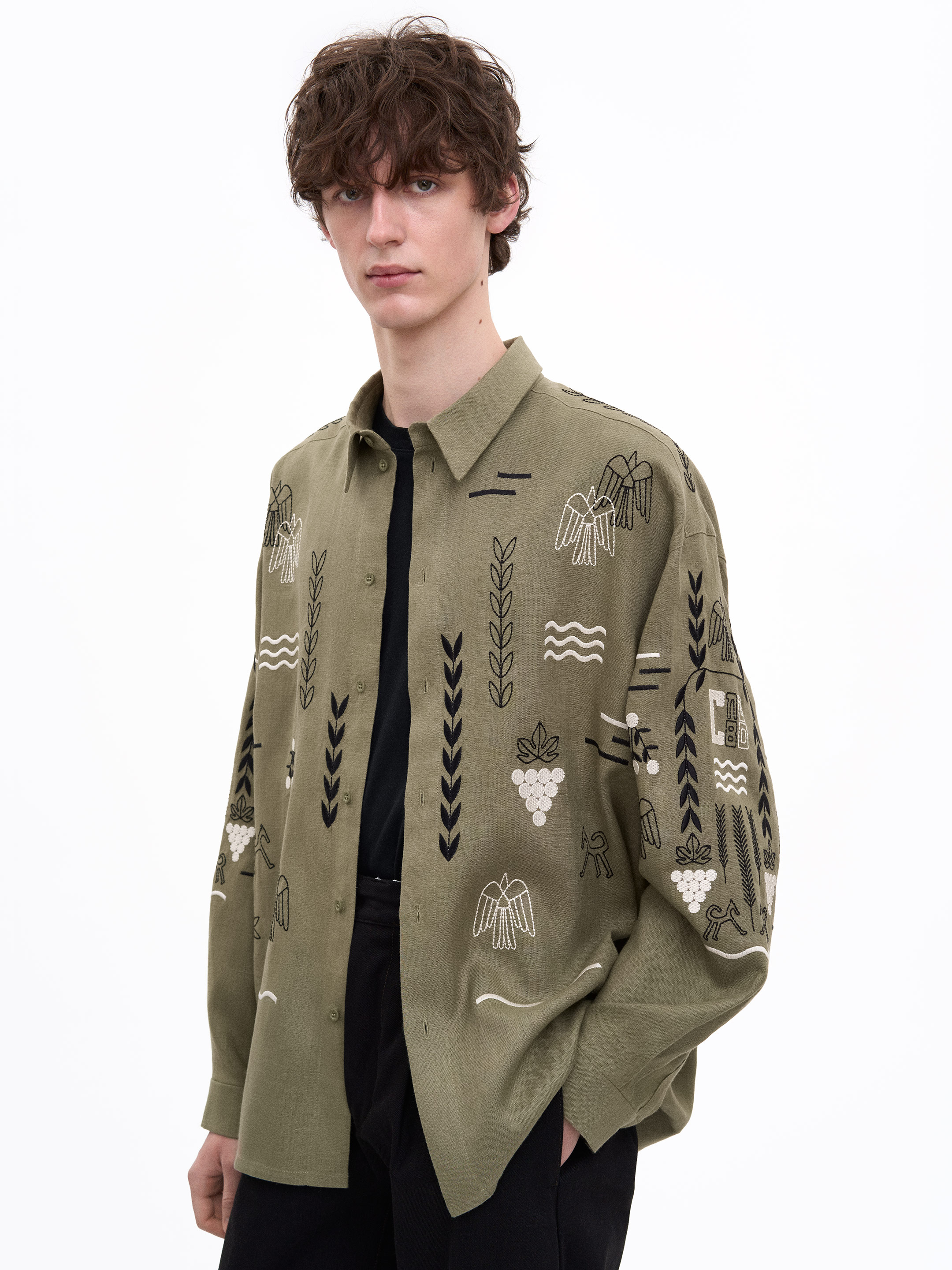 Green shirt MEN`S SLOVO GREEN choose