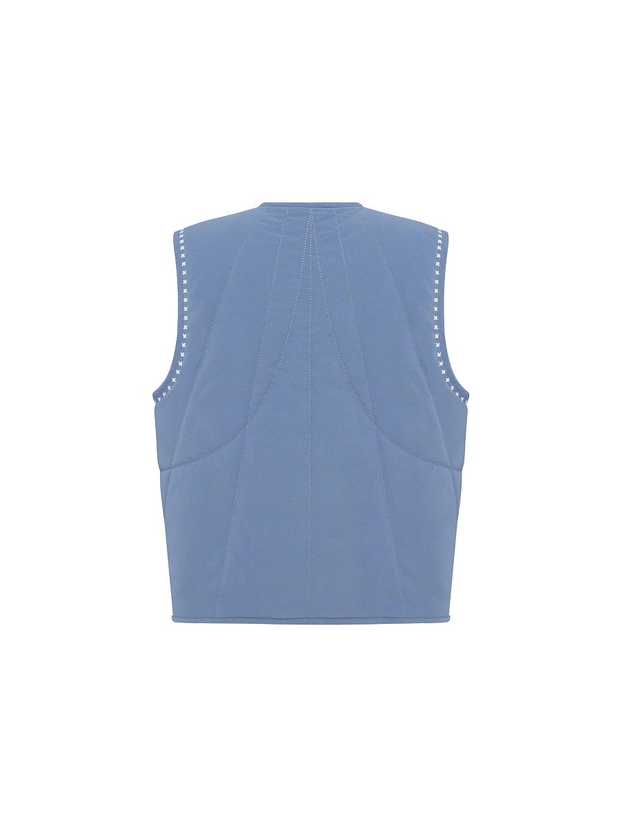 Dark-brown vest “Kryltse” — Azure